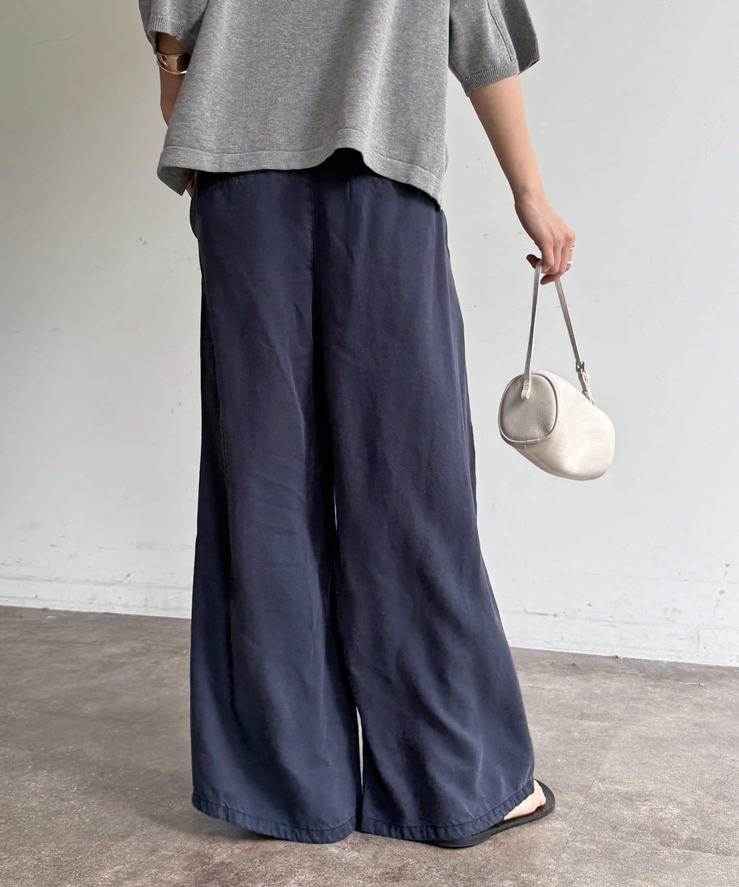 DOUDOU(ドゥドゥ) フロントホックパンツ