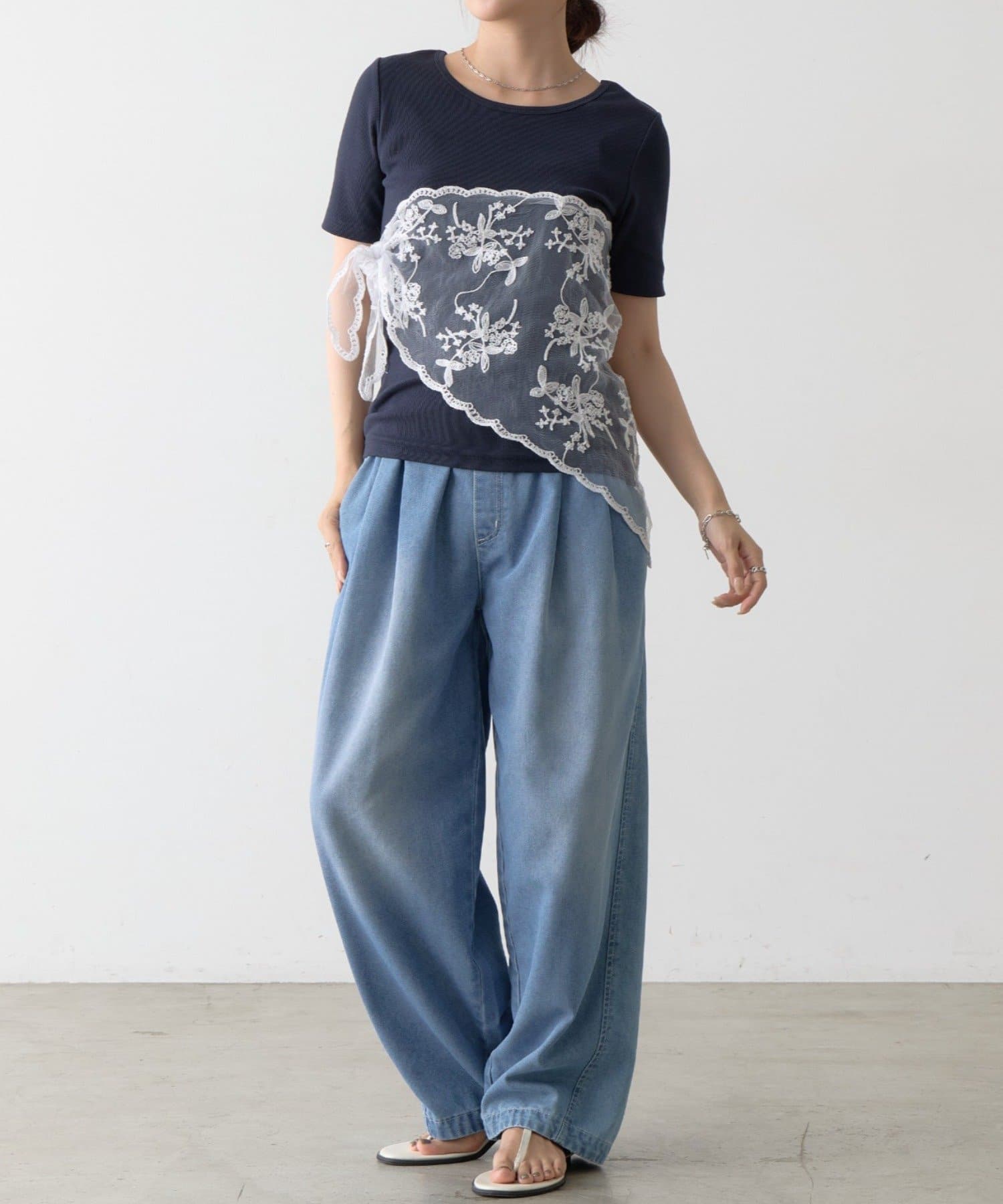 COLONY 2139(コロニー トゥーワンスリーナイン) 【UVカット・抗菌防臭】多機能テレコ前後2WAY半袖Tシャツ
