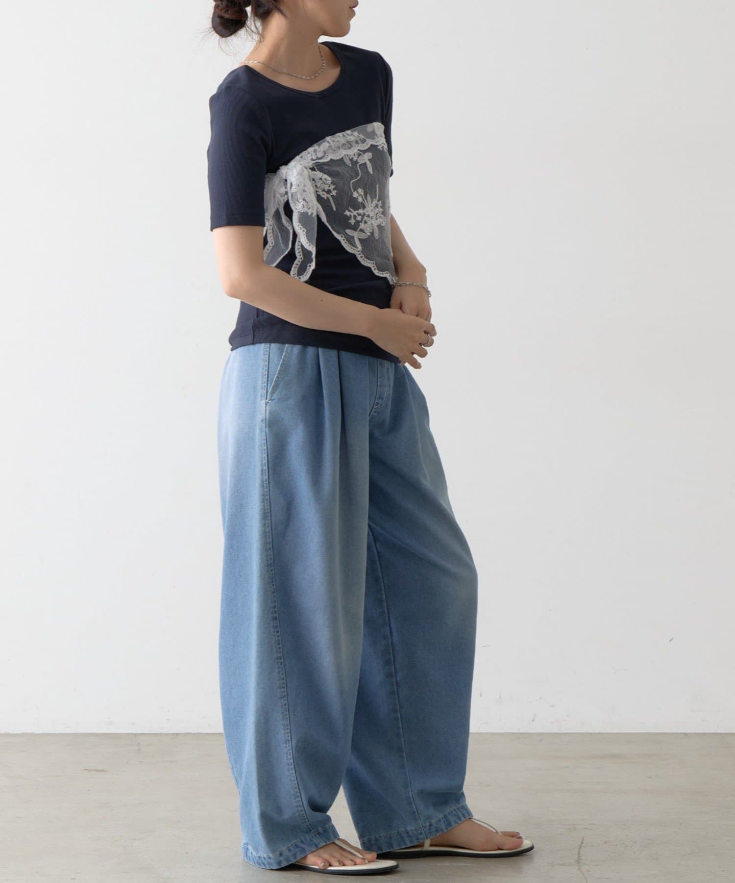 COLONY 2139(コロニー トゥーワンスリーナイン) 【UVカット・抗菌防臭】多機能テレコ前後2WAY半袖Tシャツ