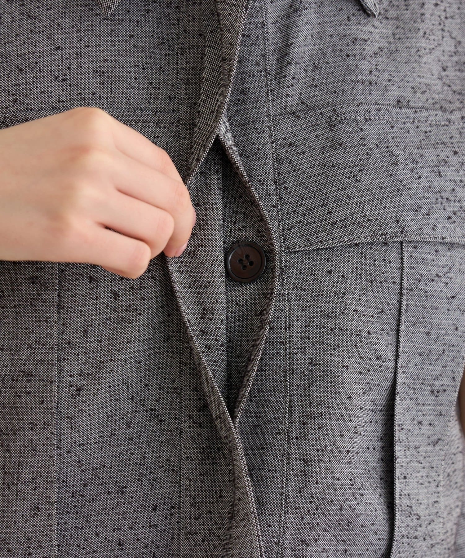 Omekashi(オメカシ) 【セットアップ着用可能◎】ヴィンテージネップベスト