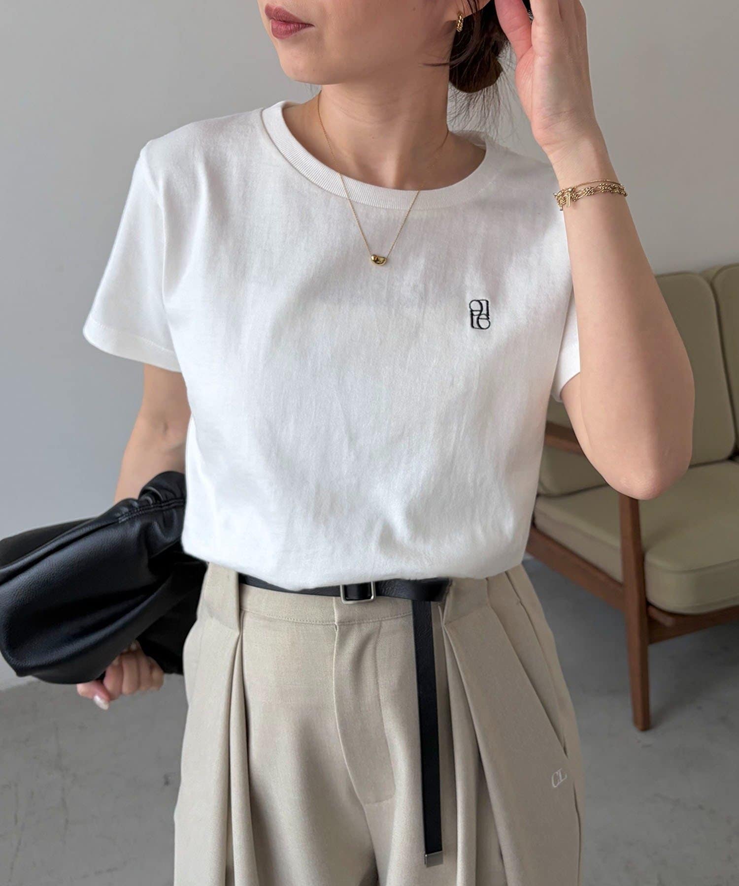 CAPRICIEUX LE'MAGE(カプリシュレマージュ) 【全8色/サイズ展開あり】LE'MAGE1ポイントTシャツ