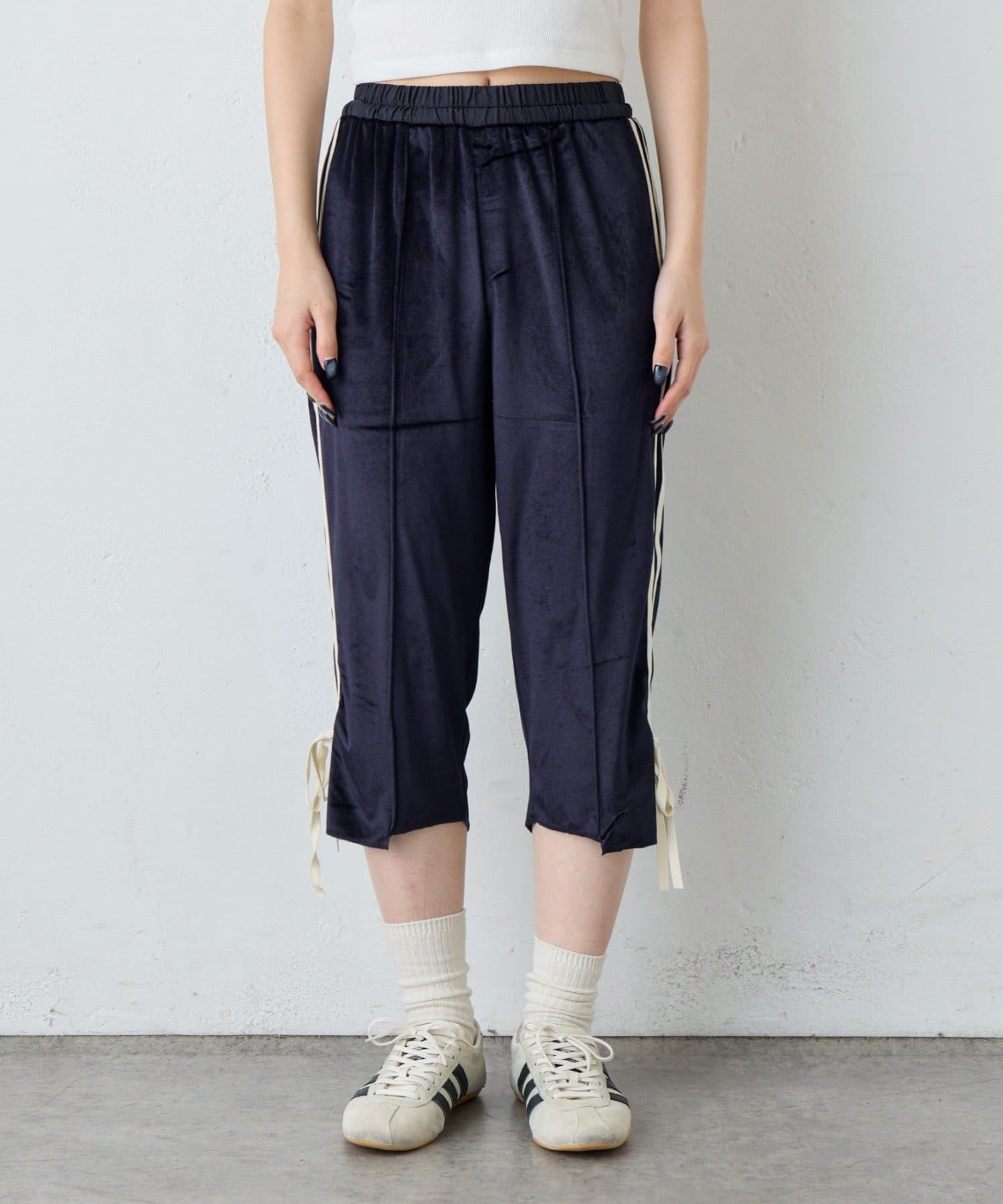 CIAOPANIC TYPY(チャオパニックティピー) 【etsinta】リメイクジャージーカプリパンツ