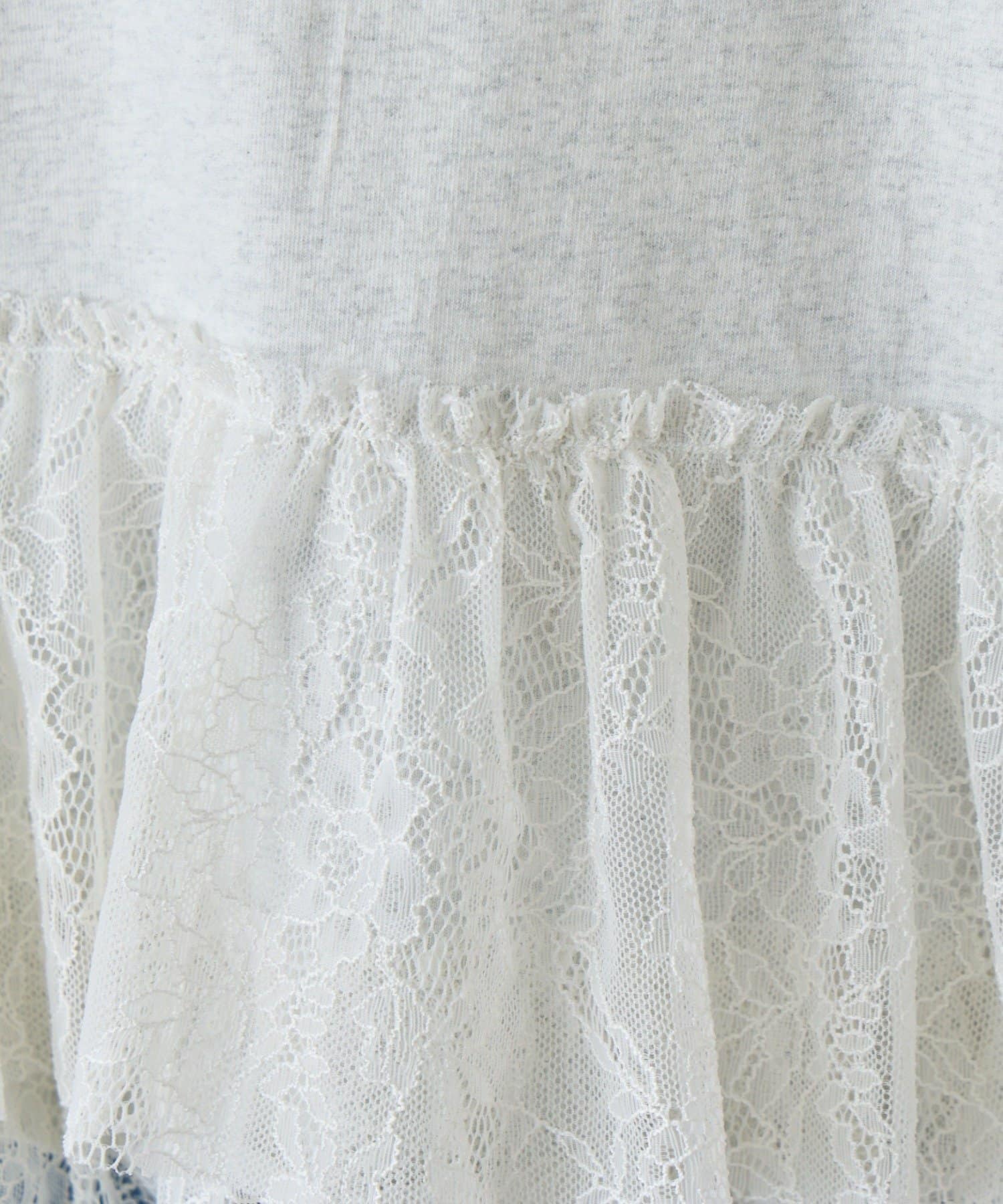 CIAOPANIC TYPY(チャオパニックティピー) 【etsinta】リメイク裾レースtee