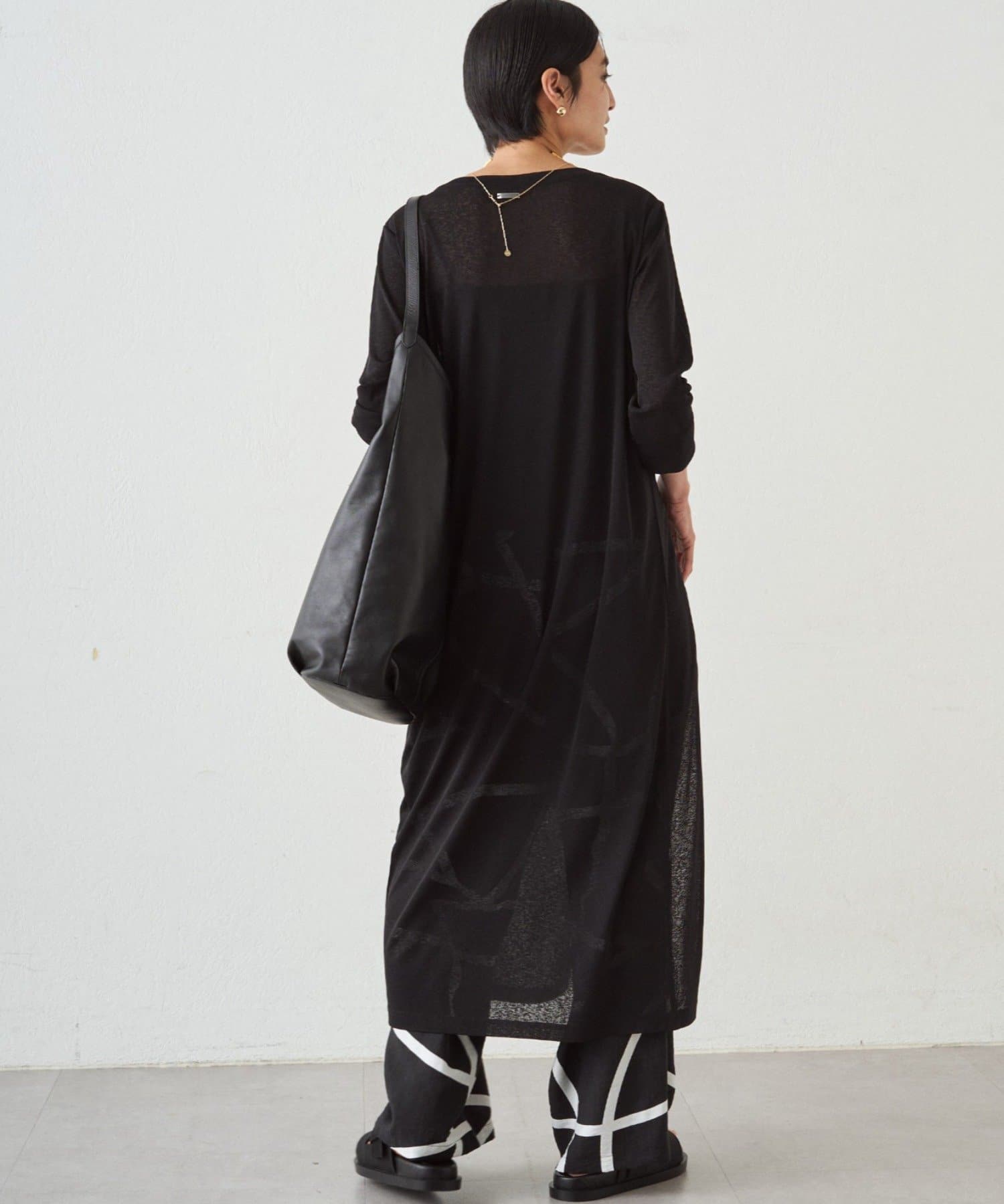 LOUNGEDRESS(ラウンジドレス) シアーハイスリットワンピース