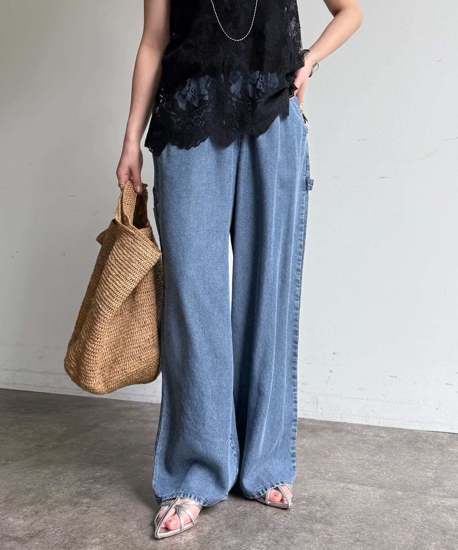 DOUDOU(ドゥドゥ) リヨセルペインターデニム