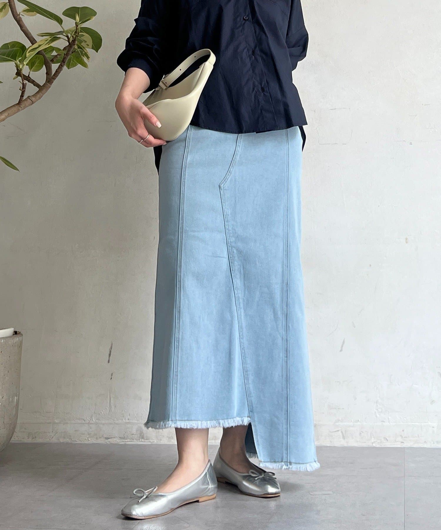 un dix cors(アンディコール) デニムタイトスカート