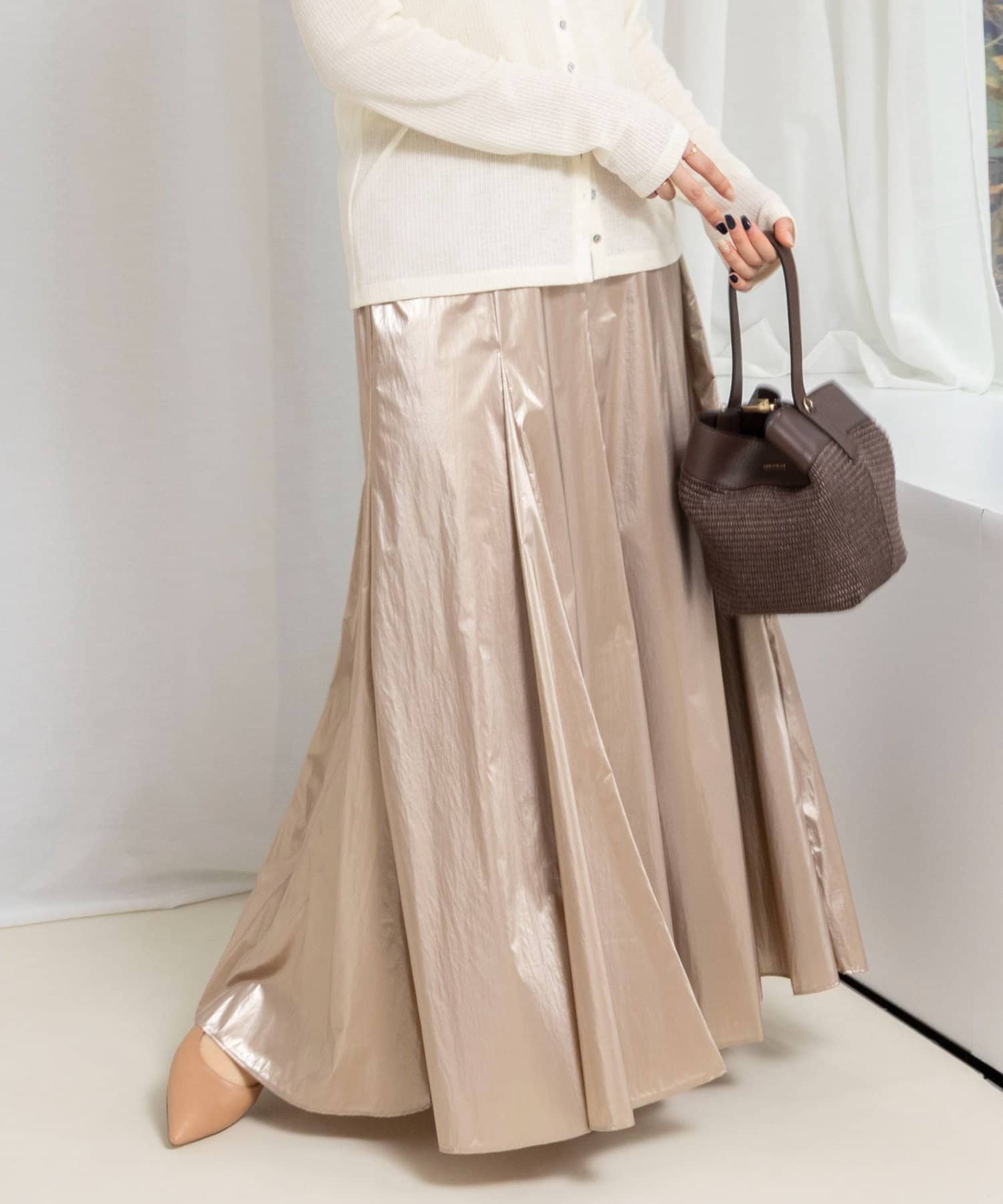 NOLLEY'S(ノーリーズ) 45th　limited　edition　メタリックマチ入りマキシSK