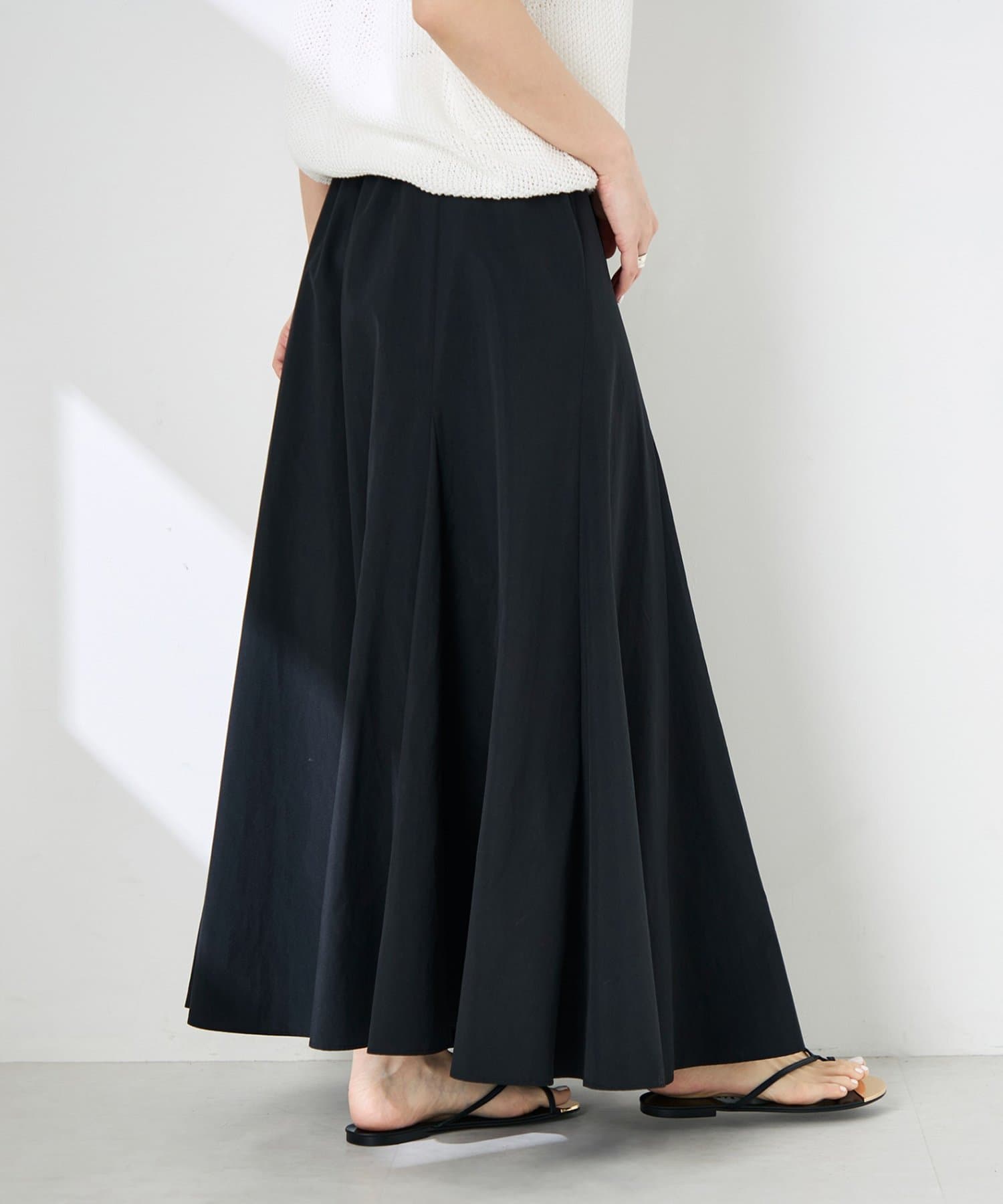NOLLEY'S(ノーリーズ) 【WEB＆一部店舗限定色アイテム】ヴィンテージタフタマチ入りマキシスカート