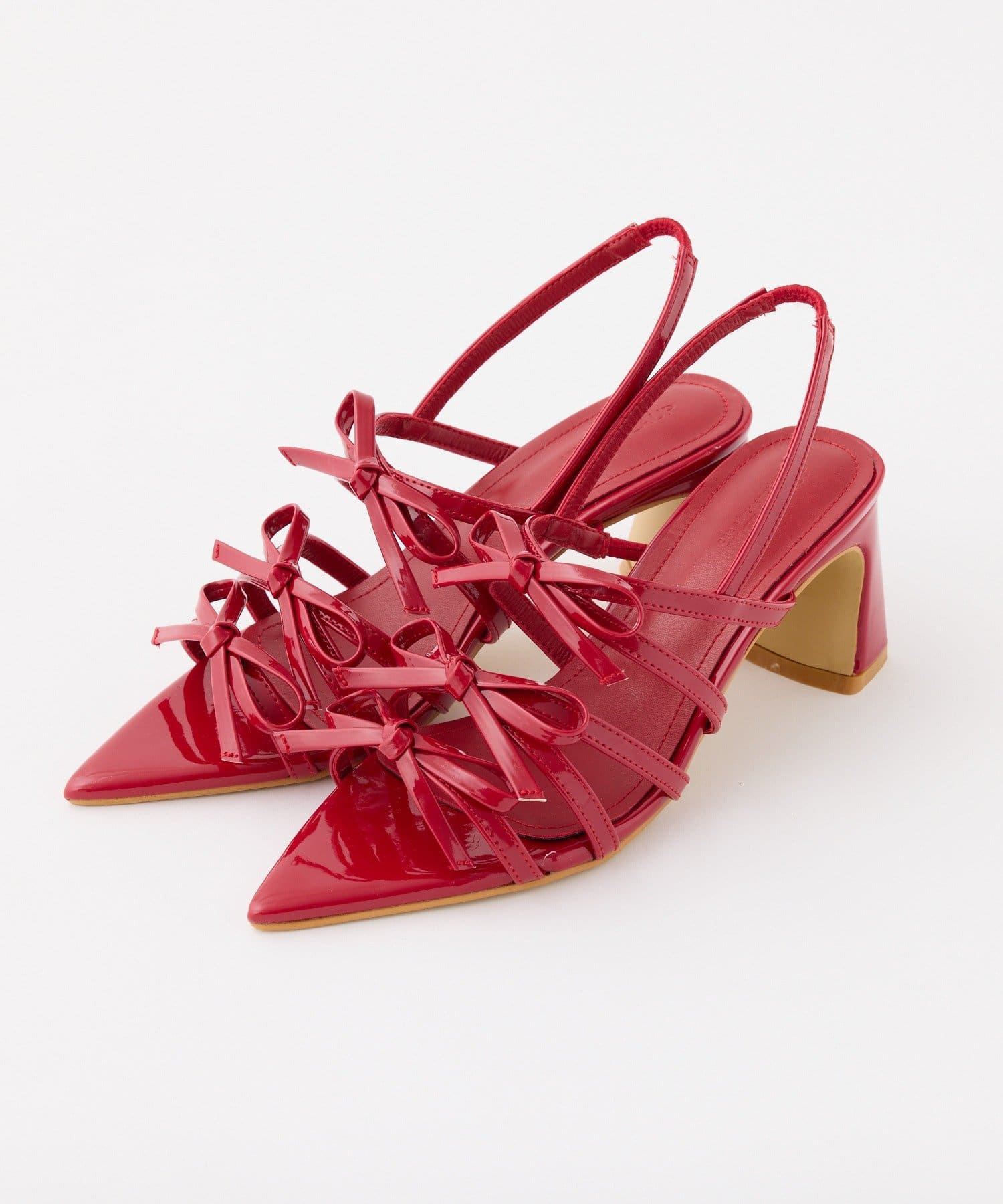 one after another NICE CLAUP(ワンアフターアナザー ナイスクラップ) リボンストラップサンダル