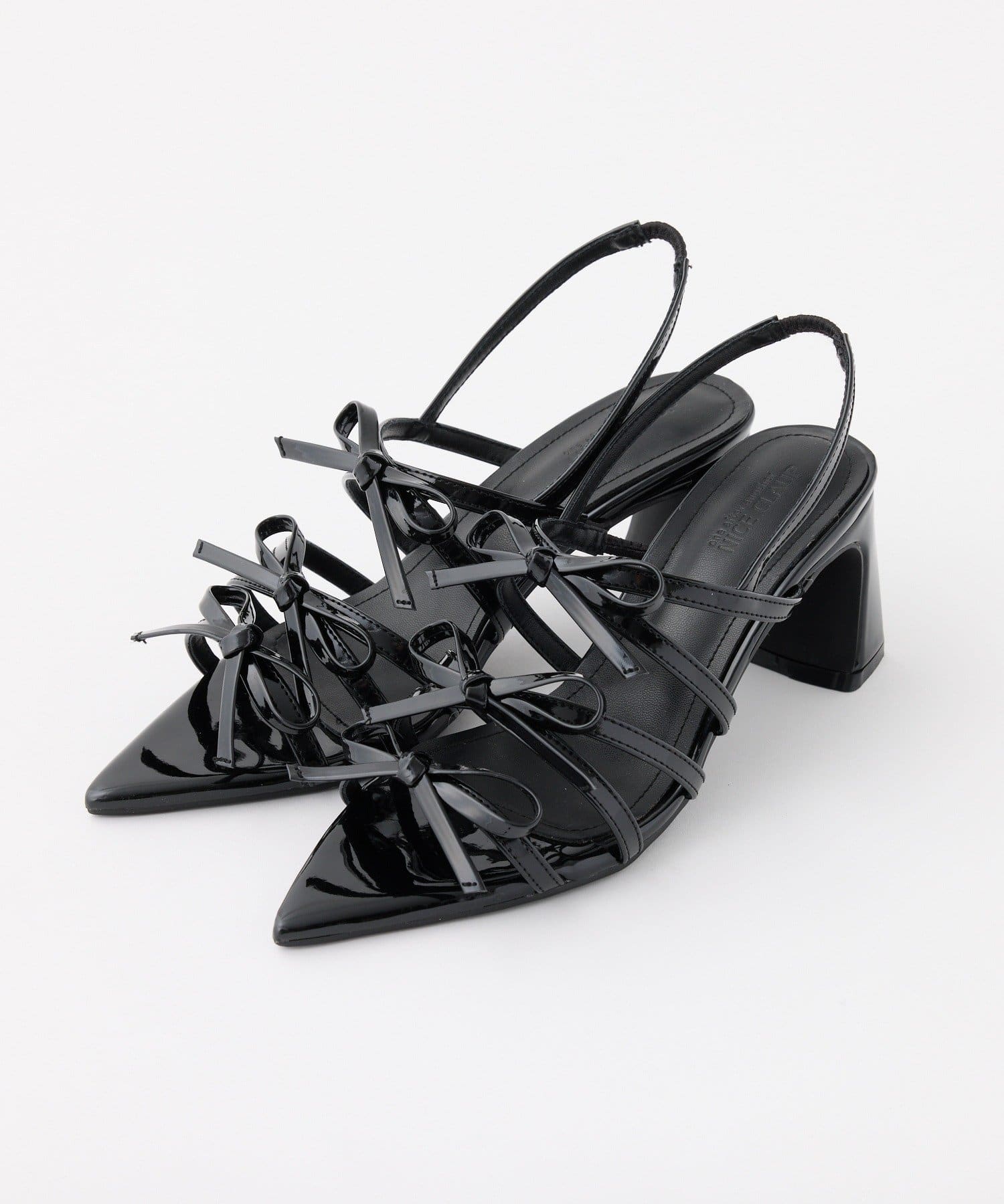 one after another NICE CLAUP(ワンアフターアナザー ナイスクラップ) リボンストラップサンダル