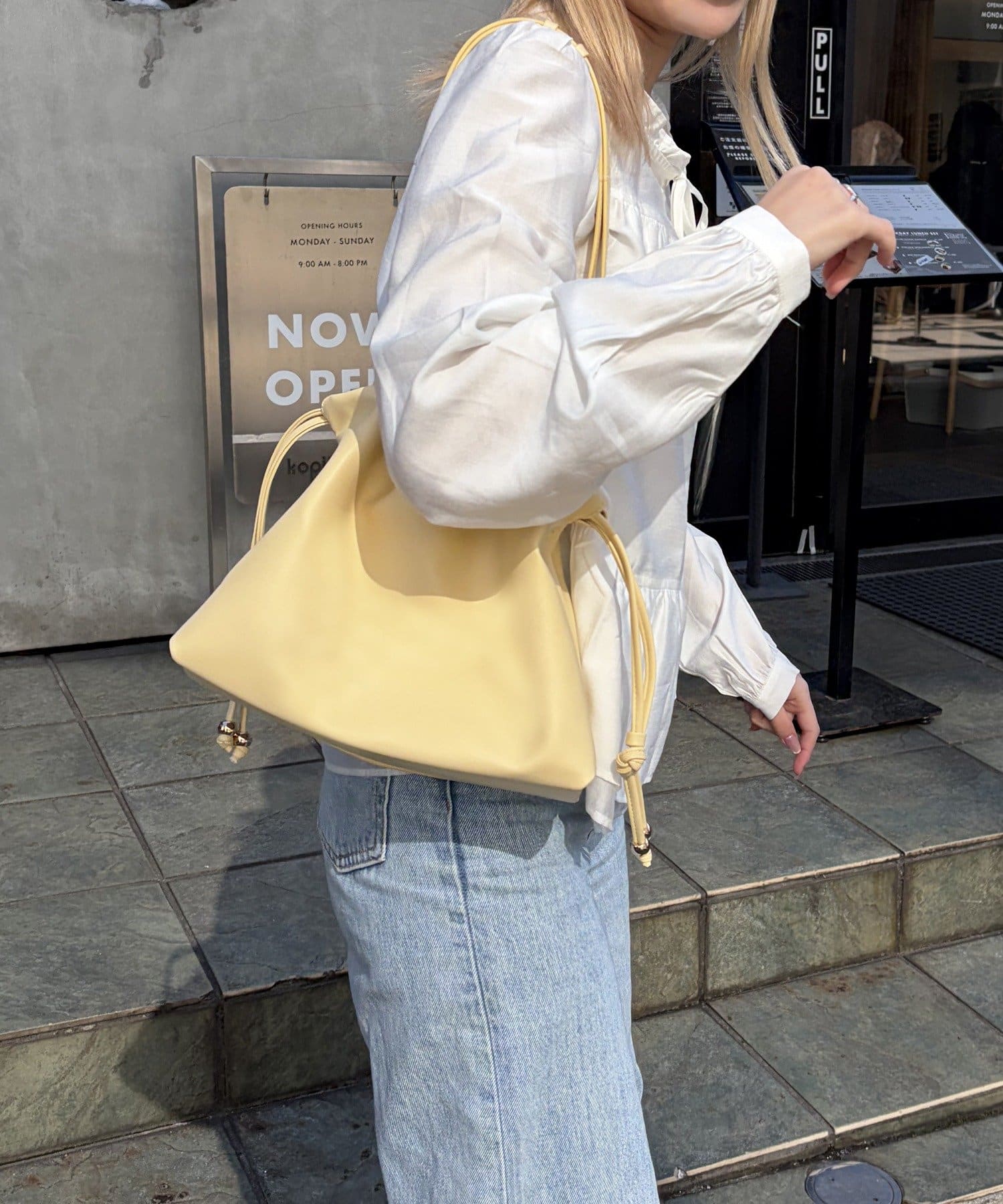 Lattice(ラティス) 巾着ショルダーバッグ