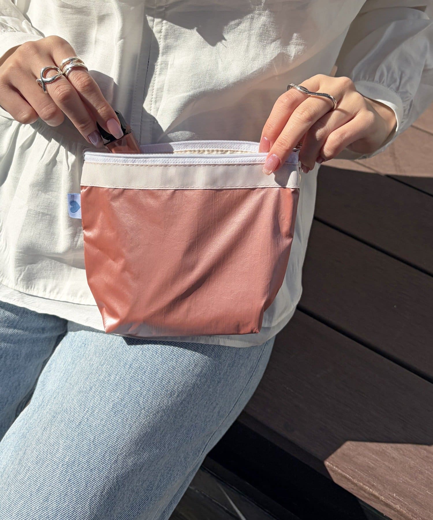 Lattice(ラティス) メタリックポーチ