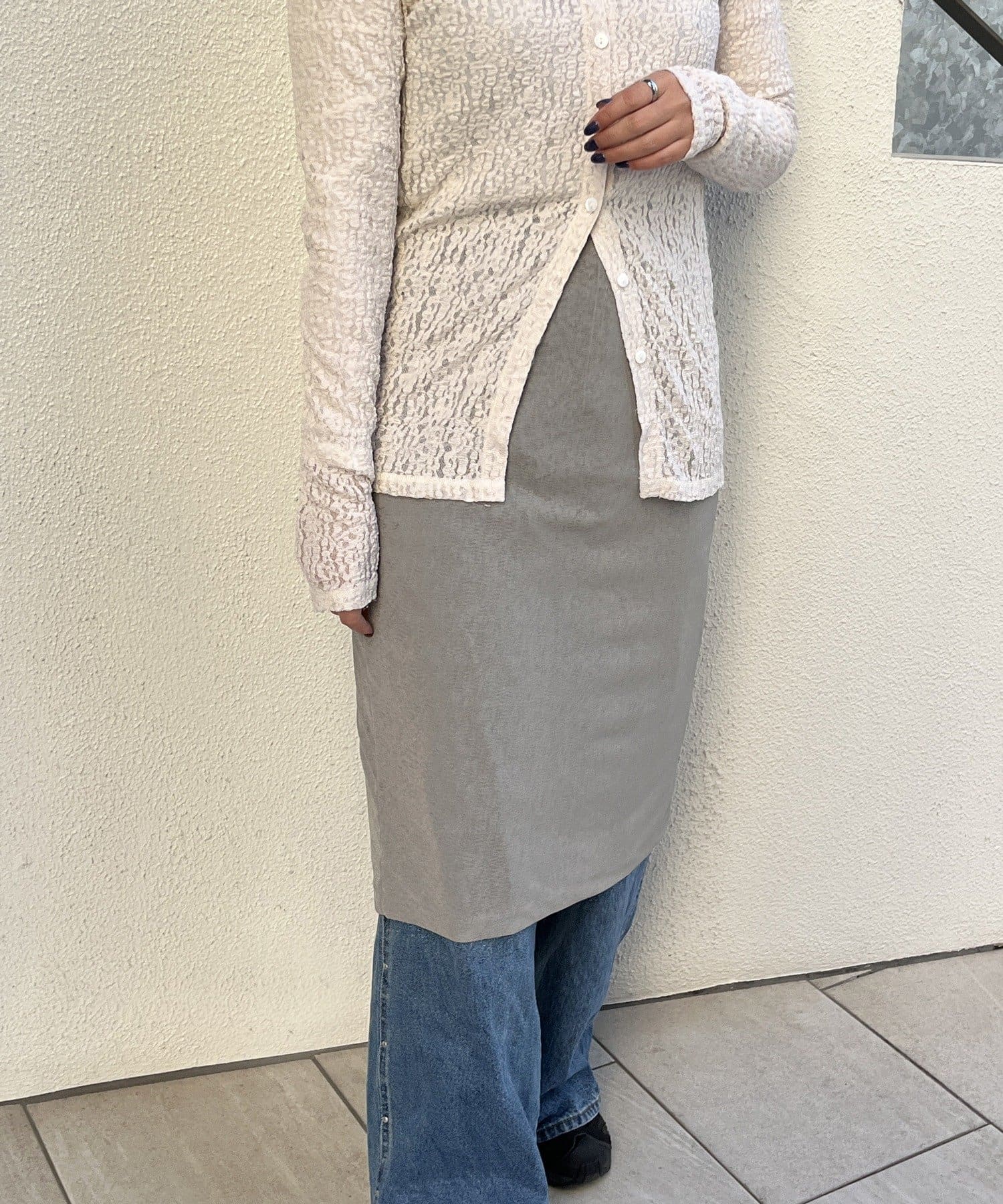 Lattice(ラティス) レイヤードシアースカート