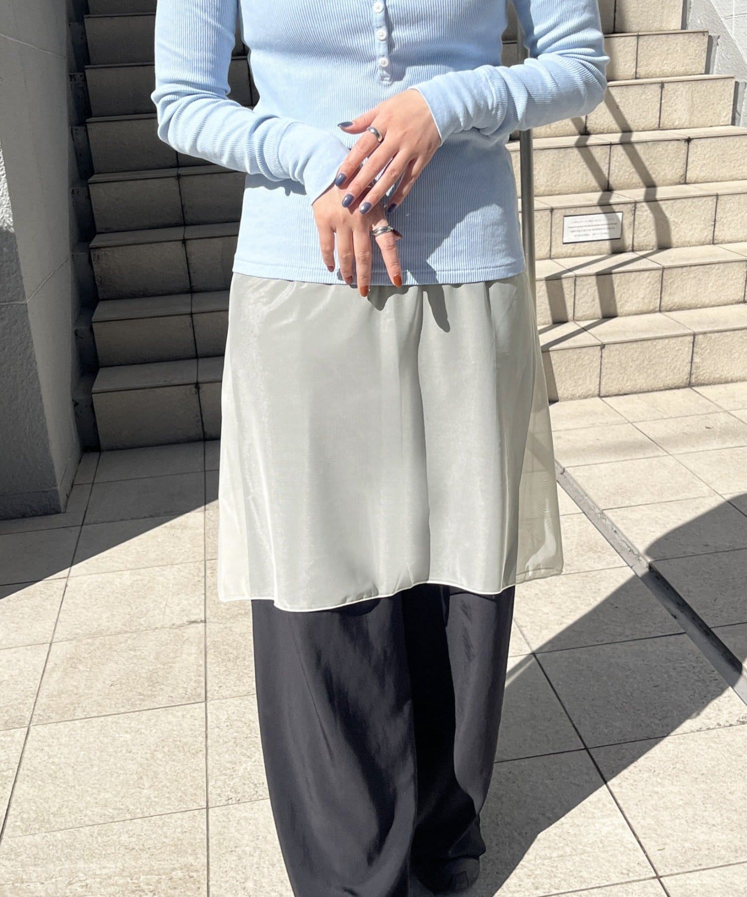 Lattice(ラティス) シアーラップスカート