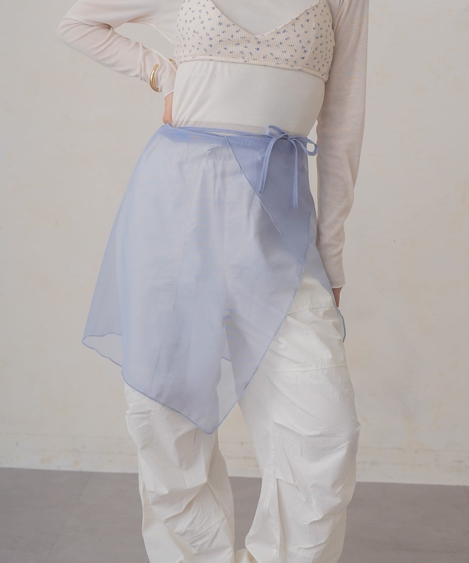 Lattice(ラティス) シアーラップスカート