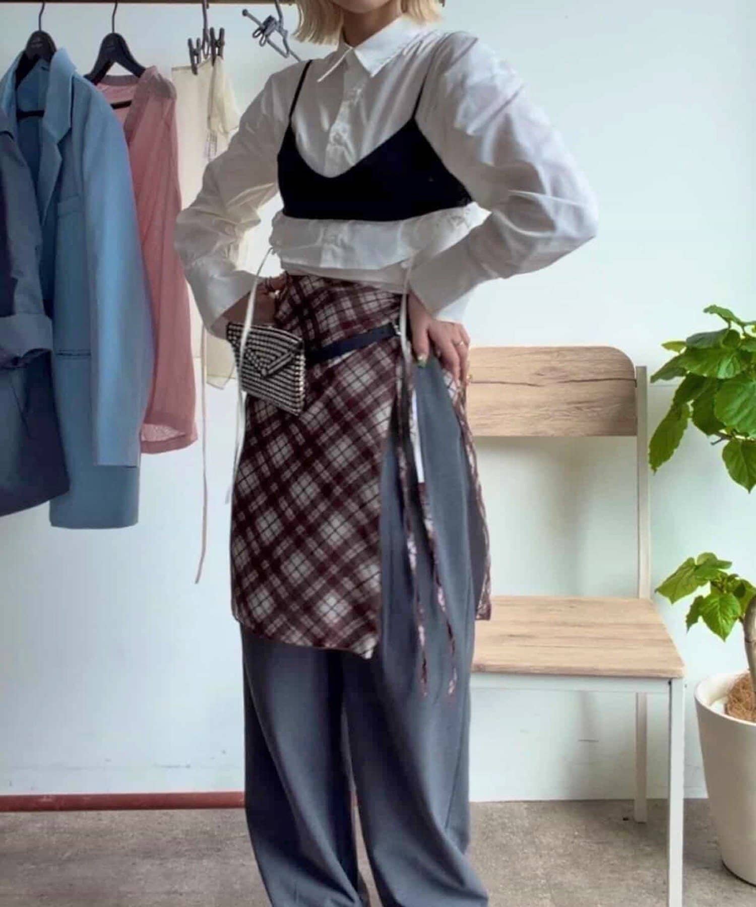 Lattice(ラティス) シアーラップスカート