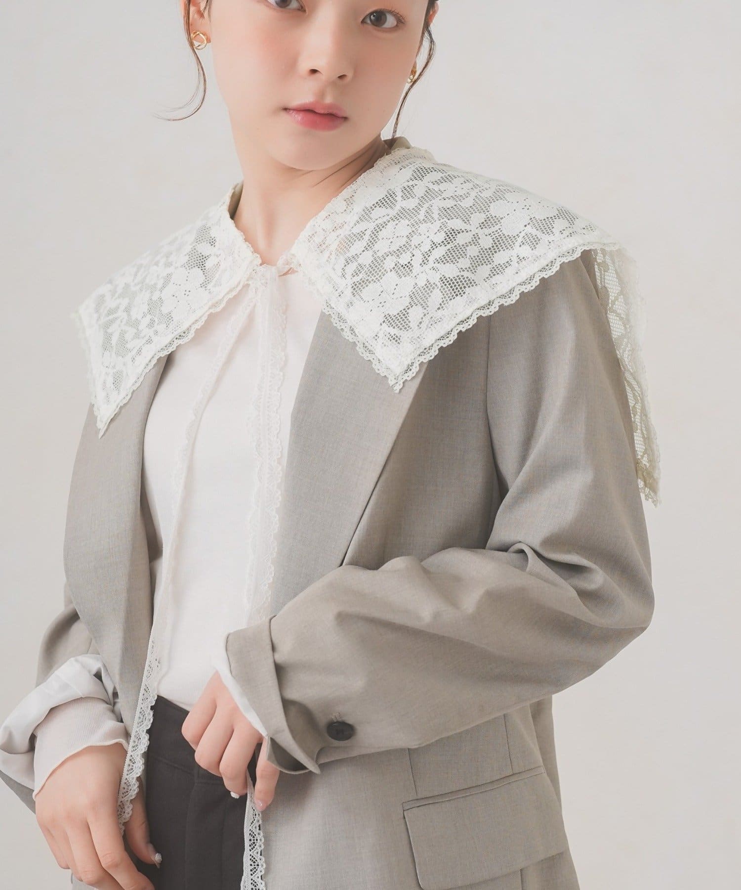 Lattice(ラティス) レース付け襟