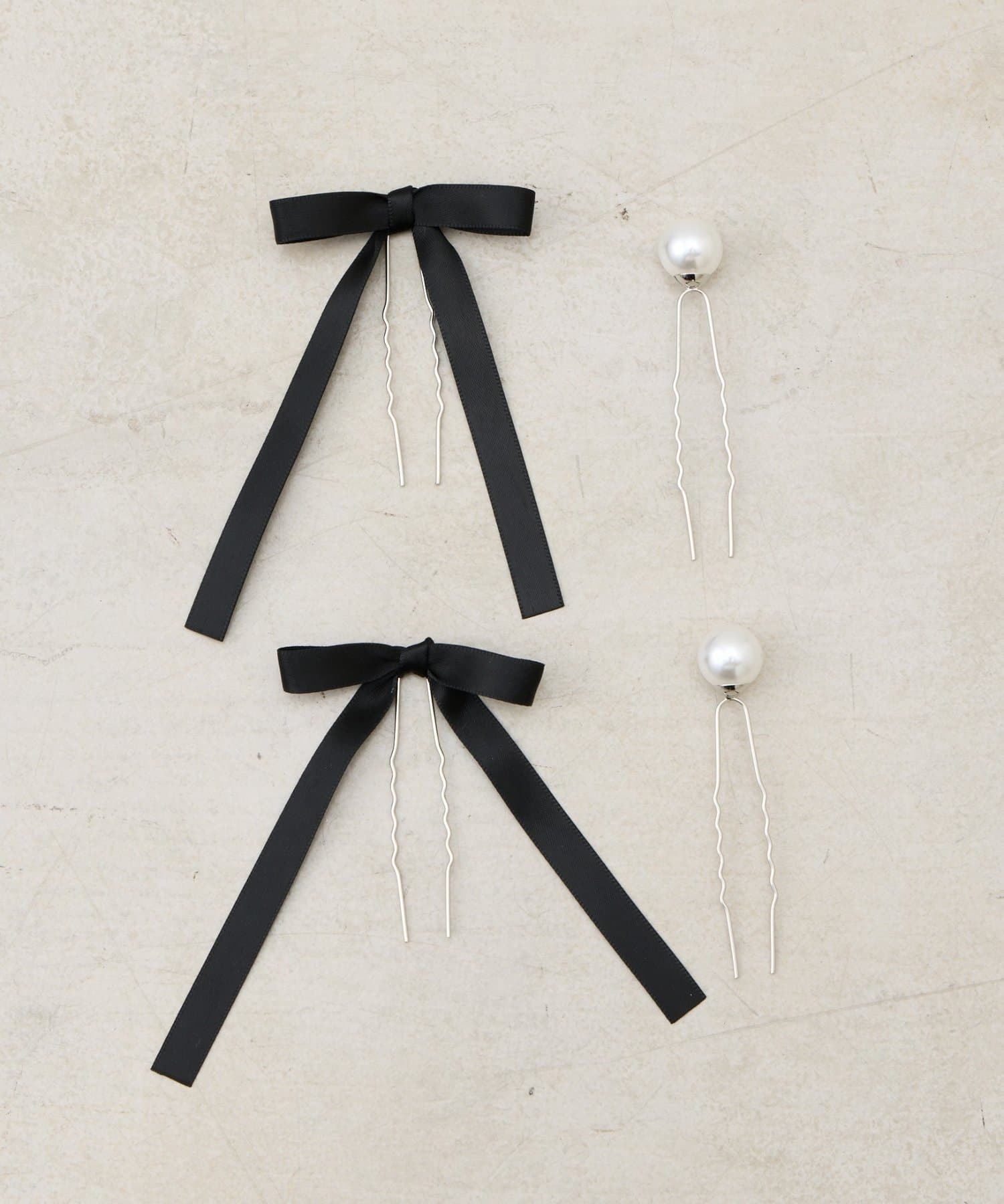 Lattice(ラティス) 【オケージョン】パールサテンリボンUピンセット(4P)