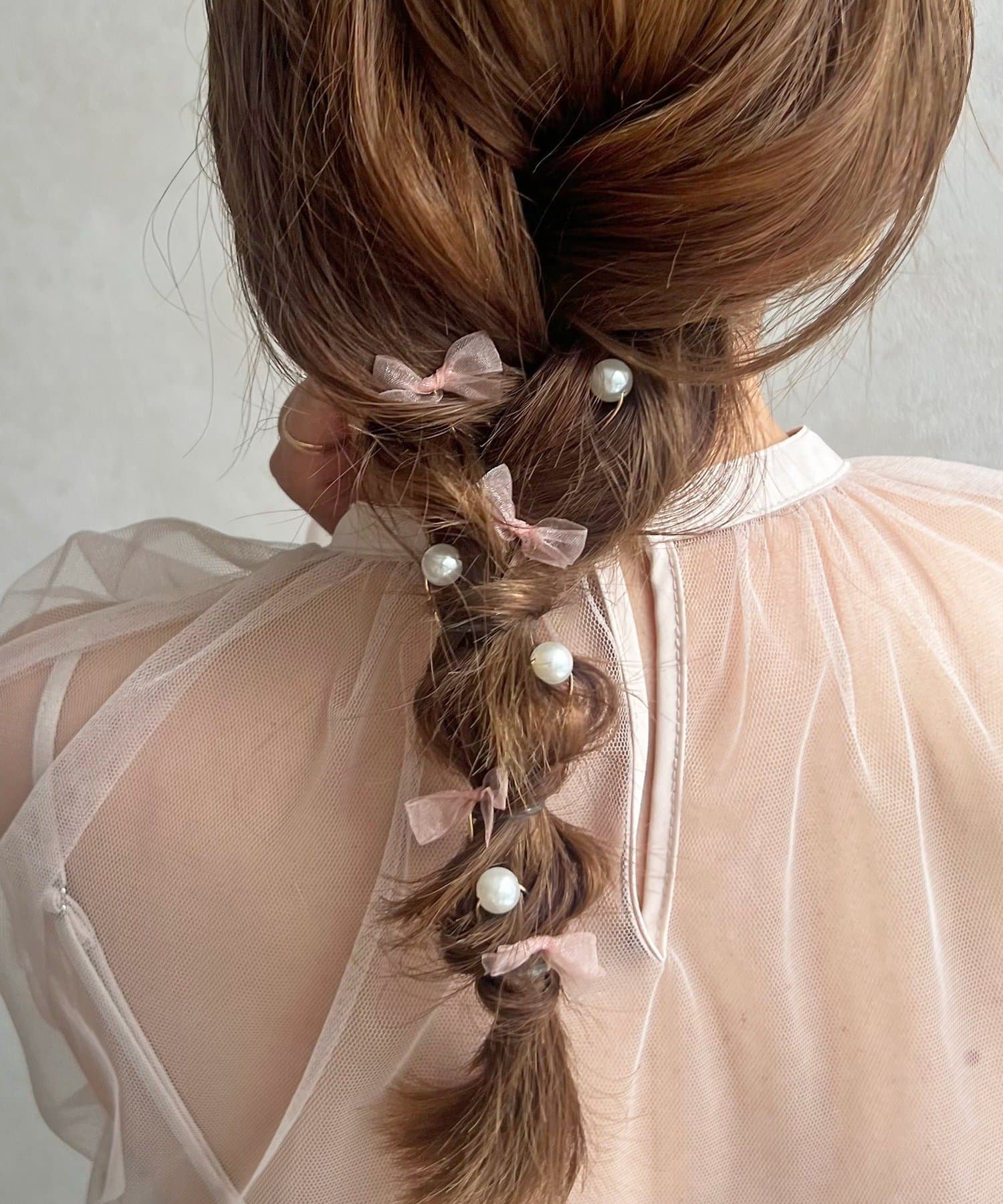 Lattice(ラティス) 【オケージョン】パールリボンUピンセット(8P)