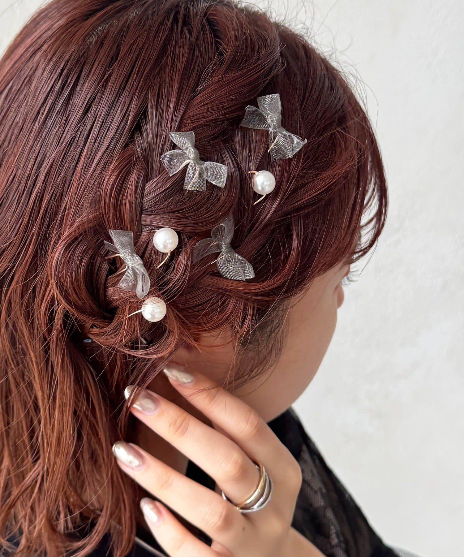 Lattice(ラティス) 【オケージョン】パールリボンUピンセット(8P)