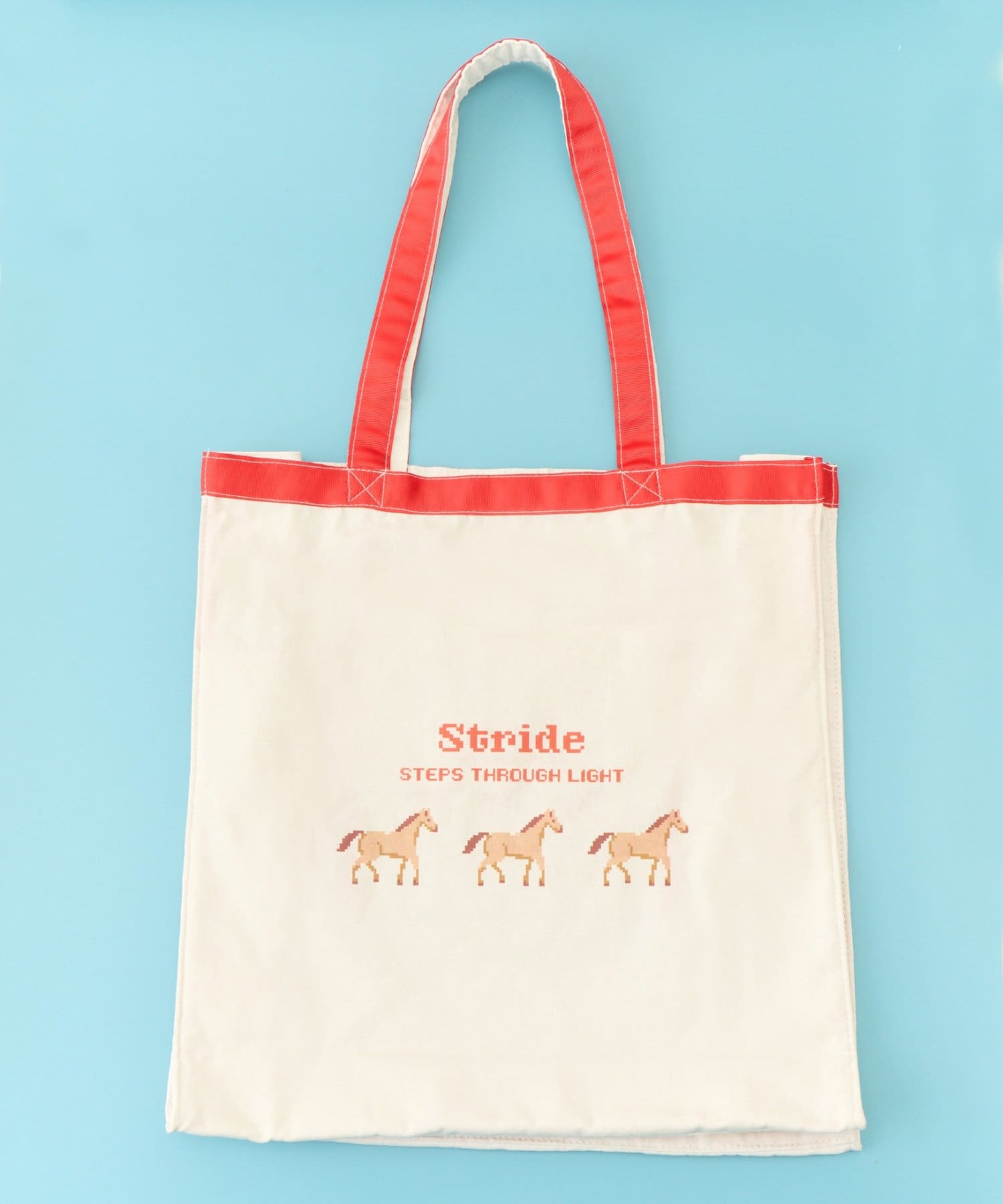 Lattice(ラティス) 【ピクセル】プリントトートバッグ