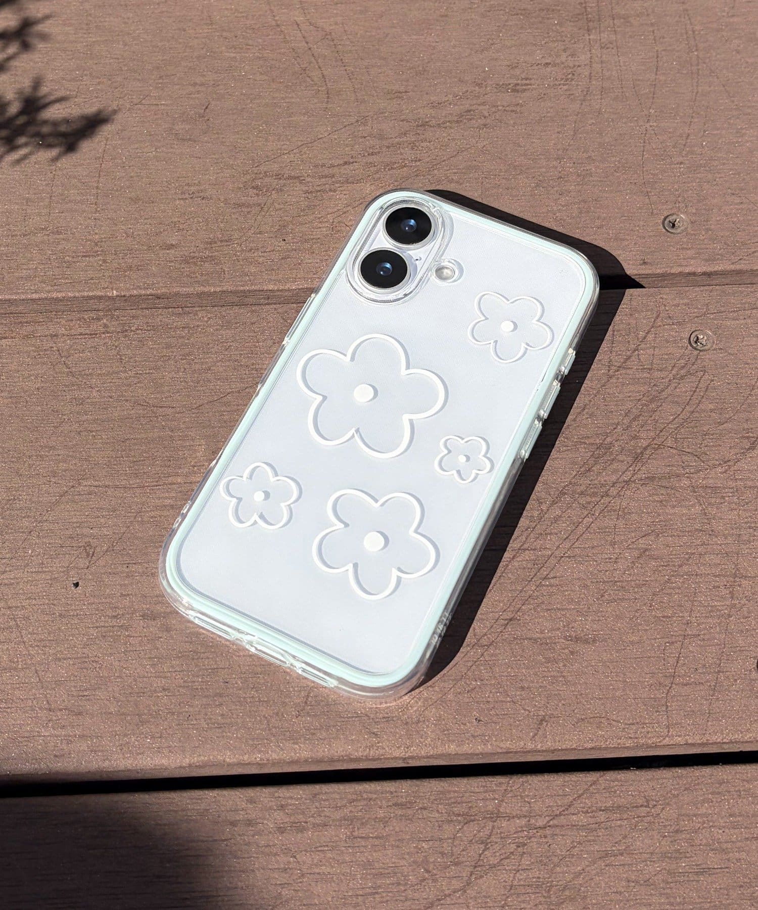 Lattice(ラティス) フラワープリントスマホケース(iPhone16)