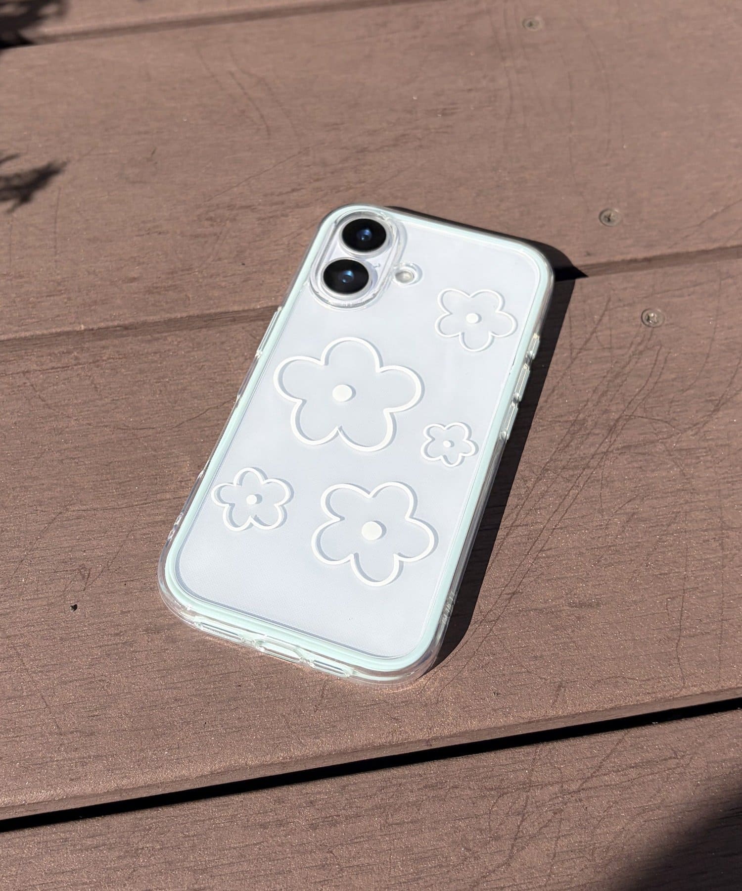 Lattice(ラティス) フラワープリントスマホケース(iPhone16)
