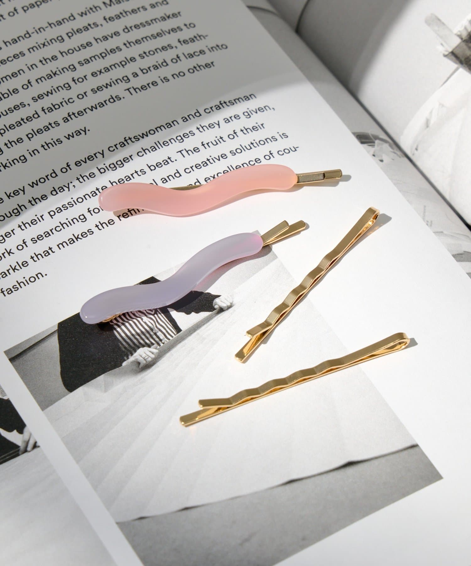 Lattice(ラティス) うねうねカラーヘアピンセット(4P)