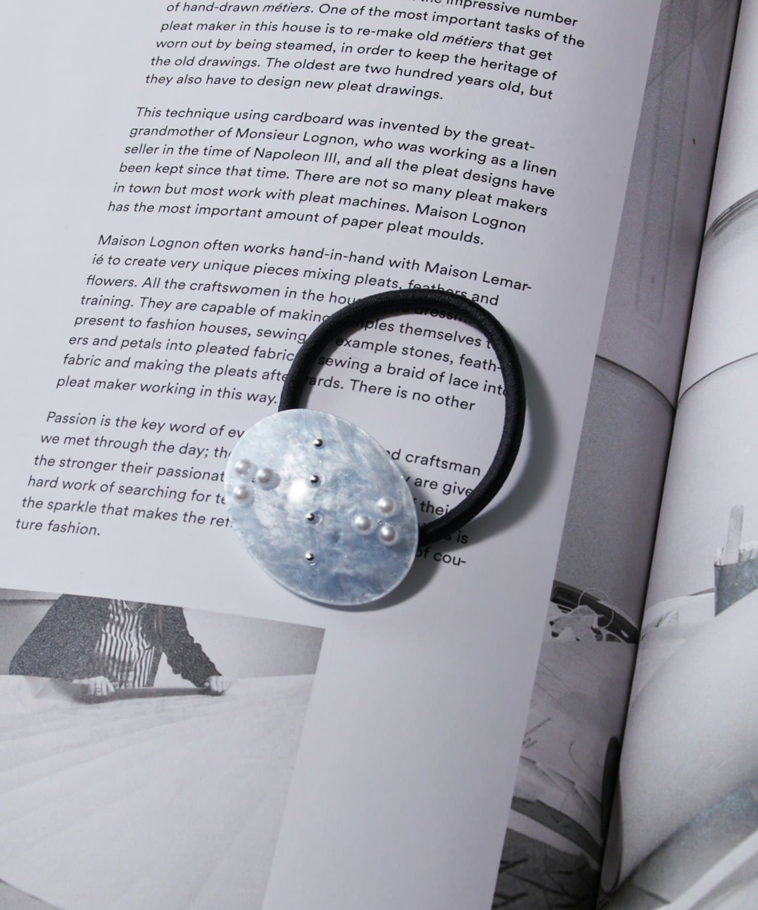 Lattice(ラティス) パールニュアンスヘアゴム