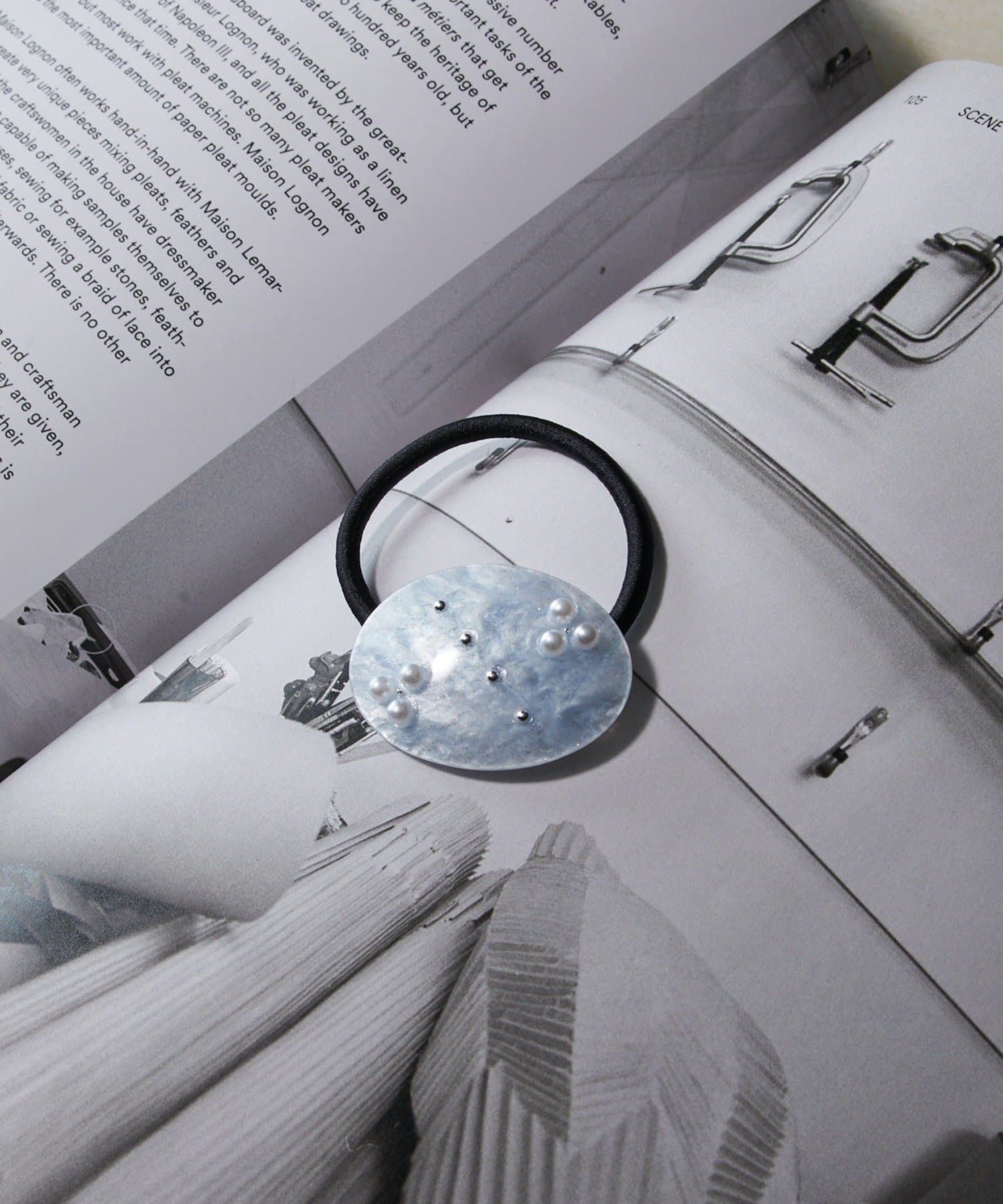 Lattice(ラティス) パールニュアンスヘアゴム