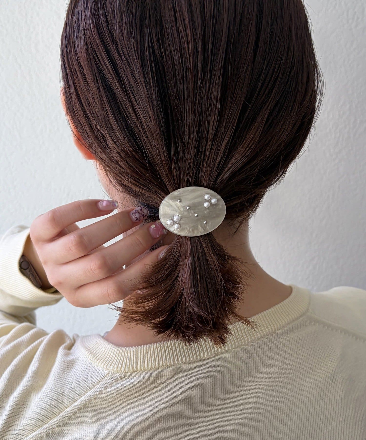 Lattice(ラティス) パールニュアンスヘアゴム