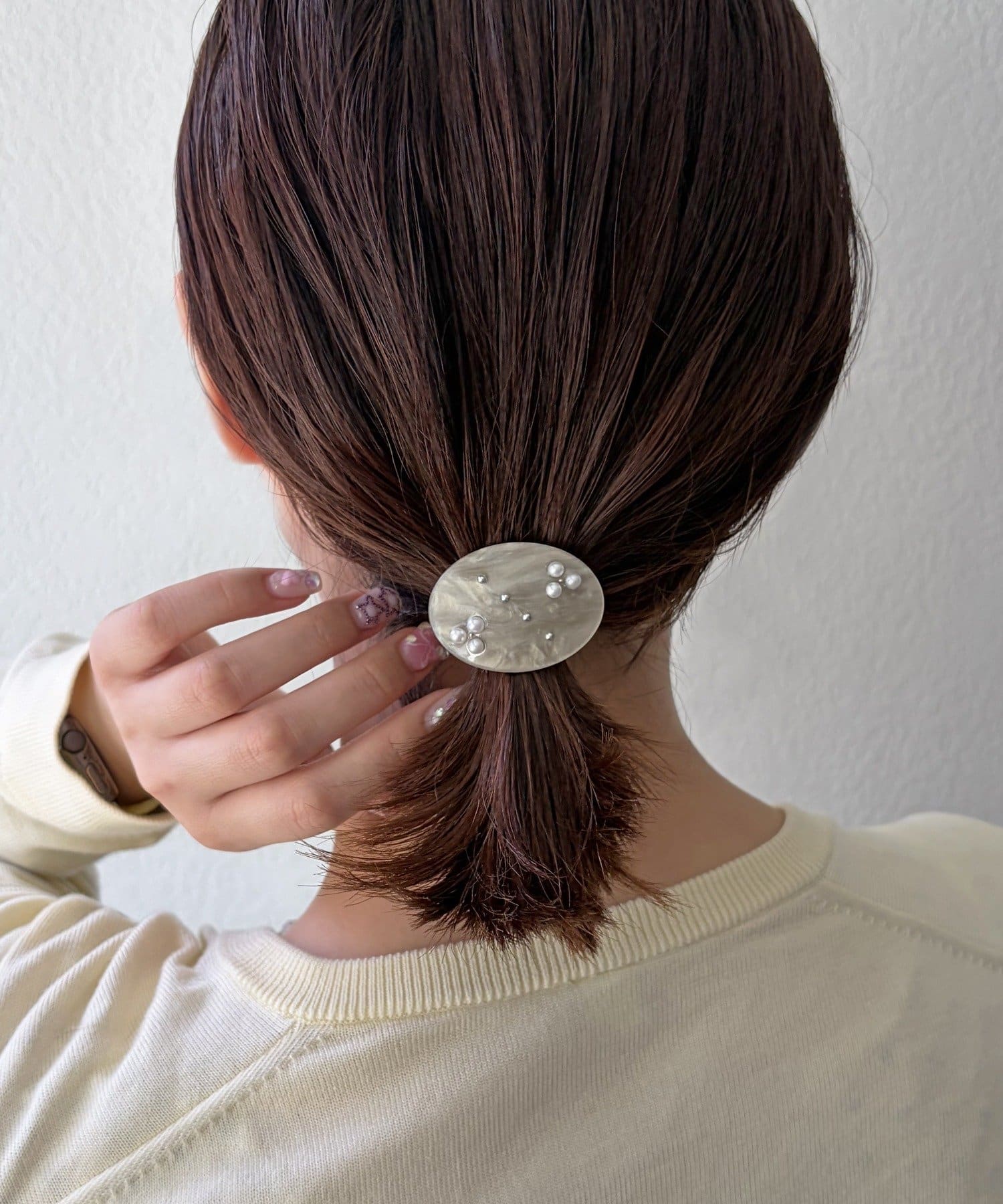 Lattice(ラティス) パールニュアンスヘアゴム