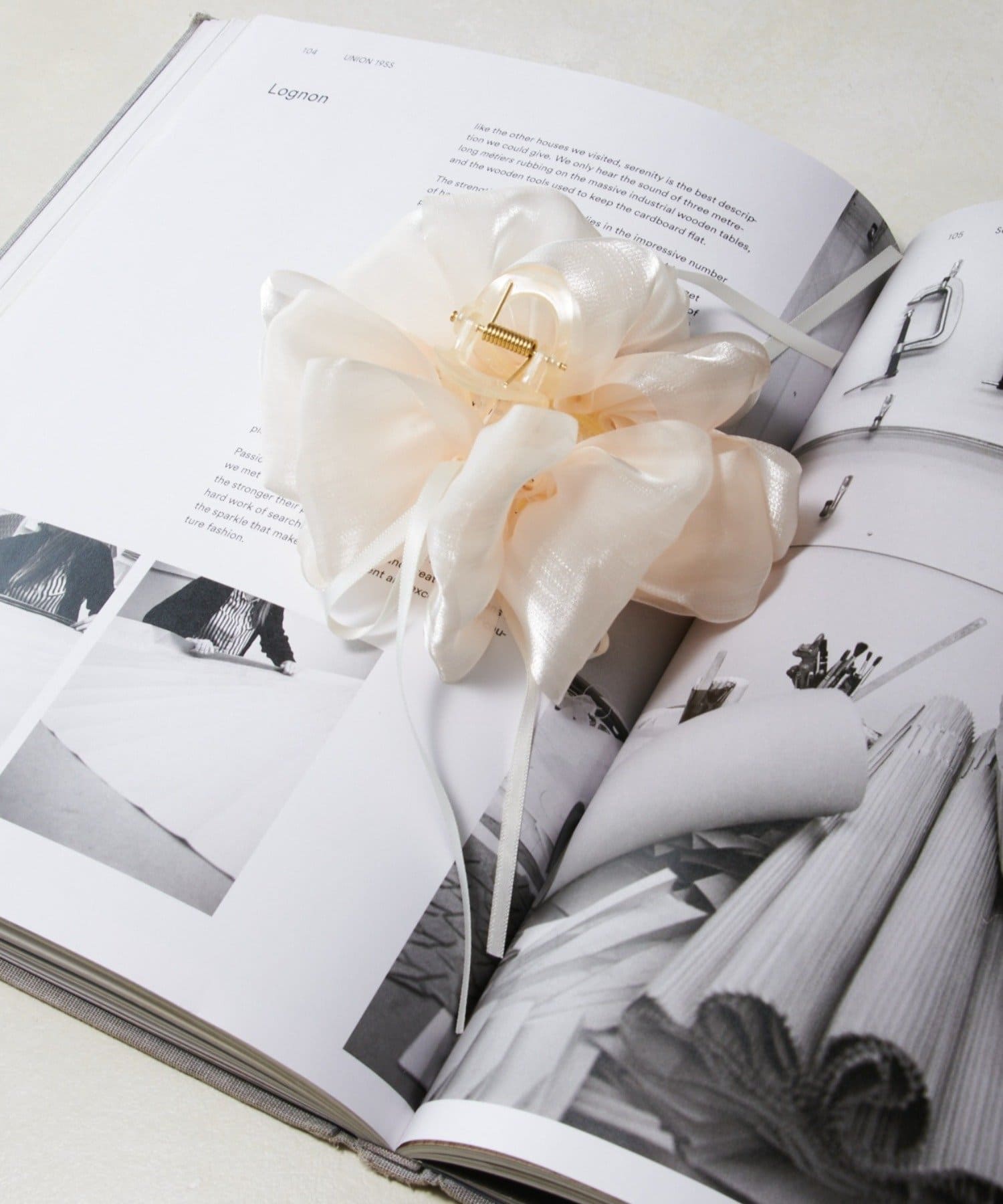 Lattice(ラティス) リボン付きシアークリップ