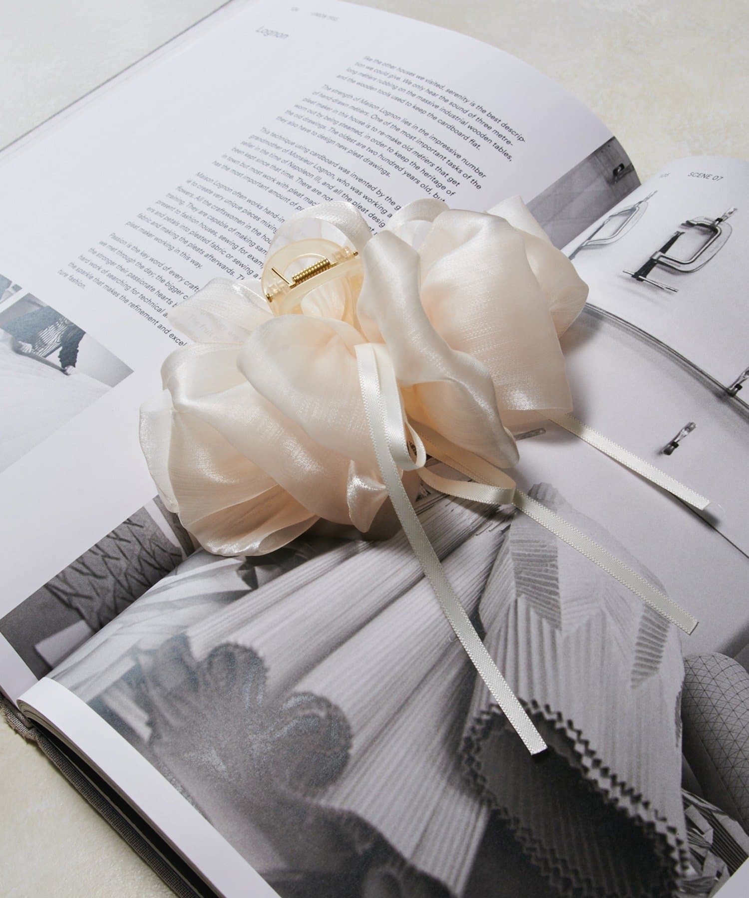 Lattice(ラティス) リボン付きシアークリップ