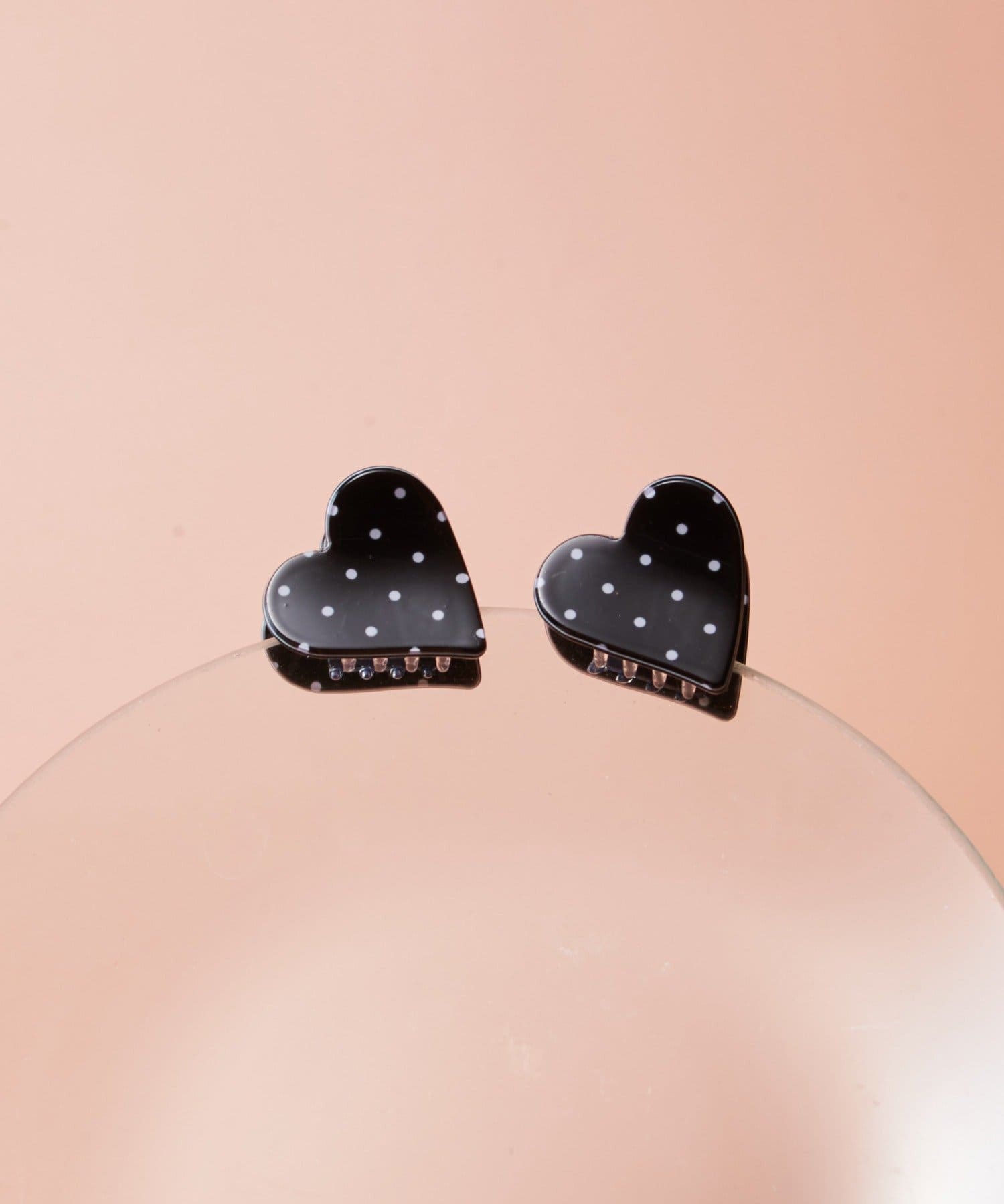 Lattice(ラティス) ハートドットミニクリップセット(2P)