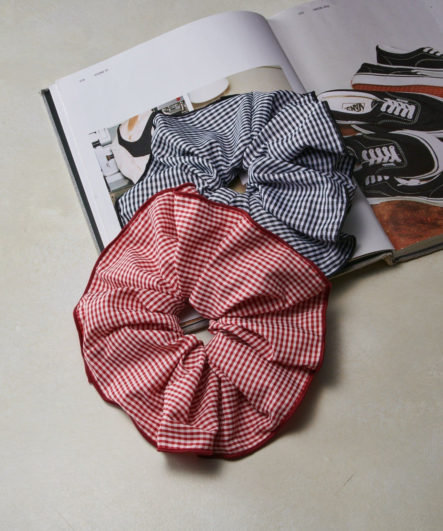 Lattice(ラティス) ギンガムチェックシュシュ