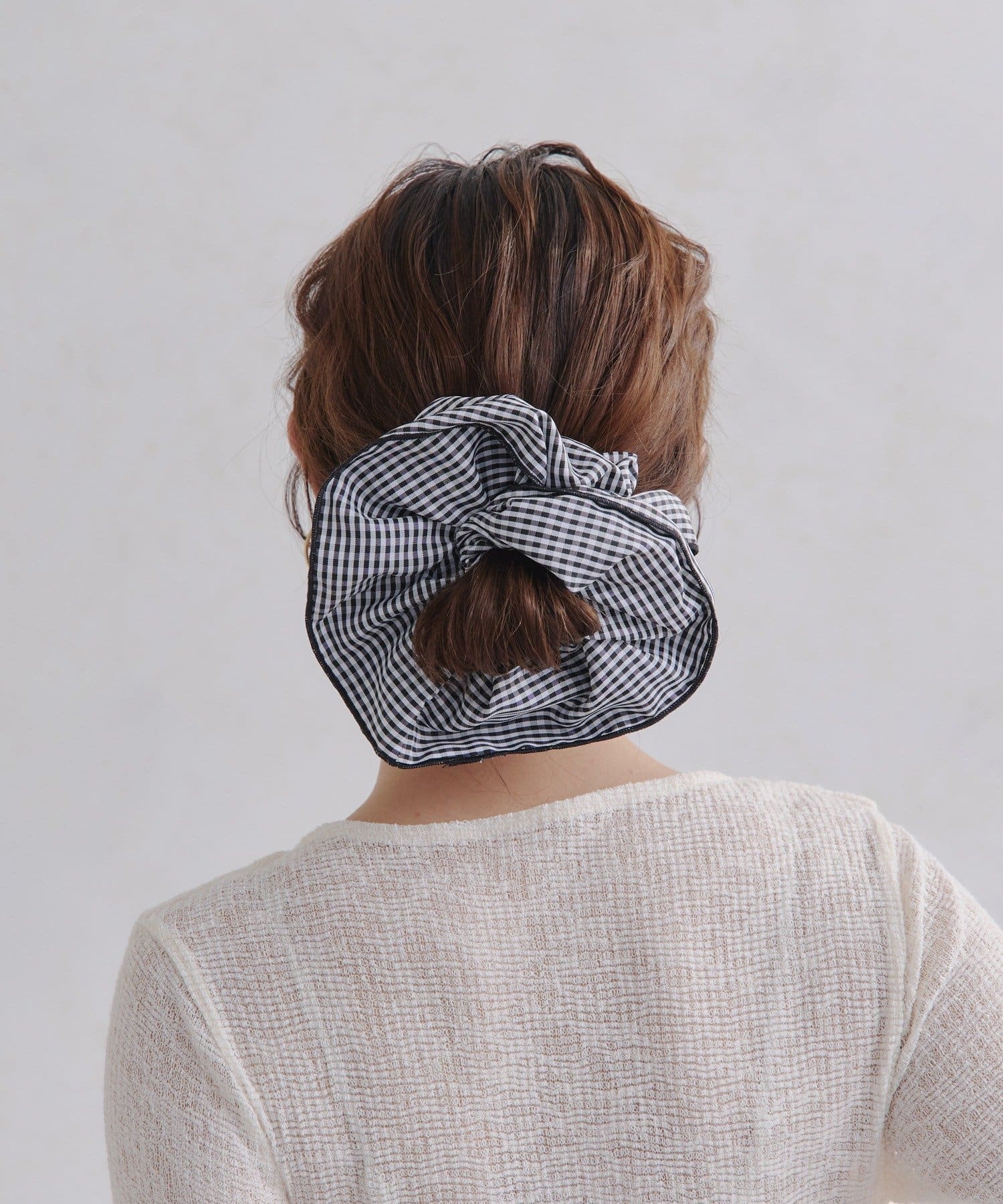 Lattice(ラティス) ギンガムチェックシュシュ