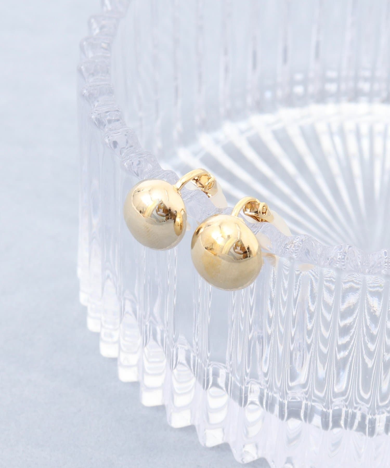 NOLLEY'S(ノーリーズ) 【grâce grace/グラスグラス】ラウンドドームイヤリング