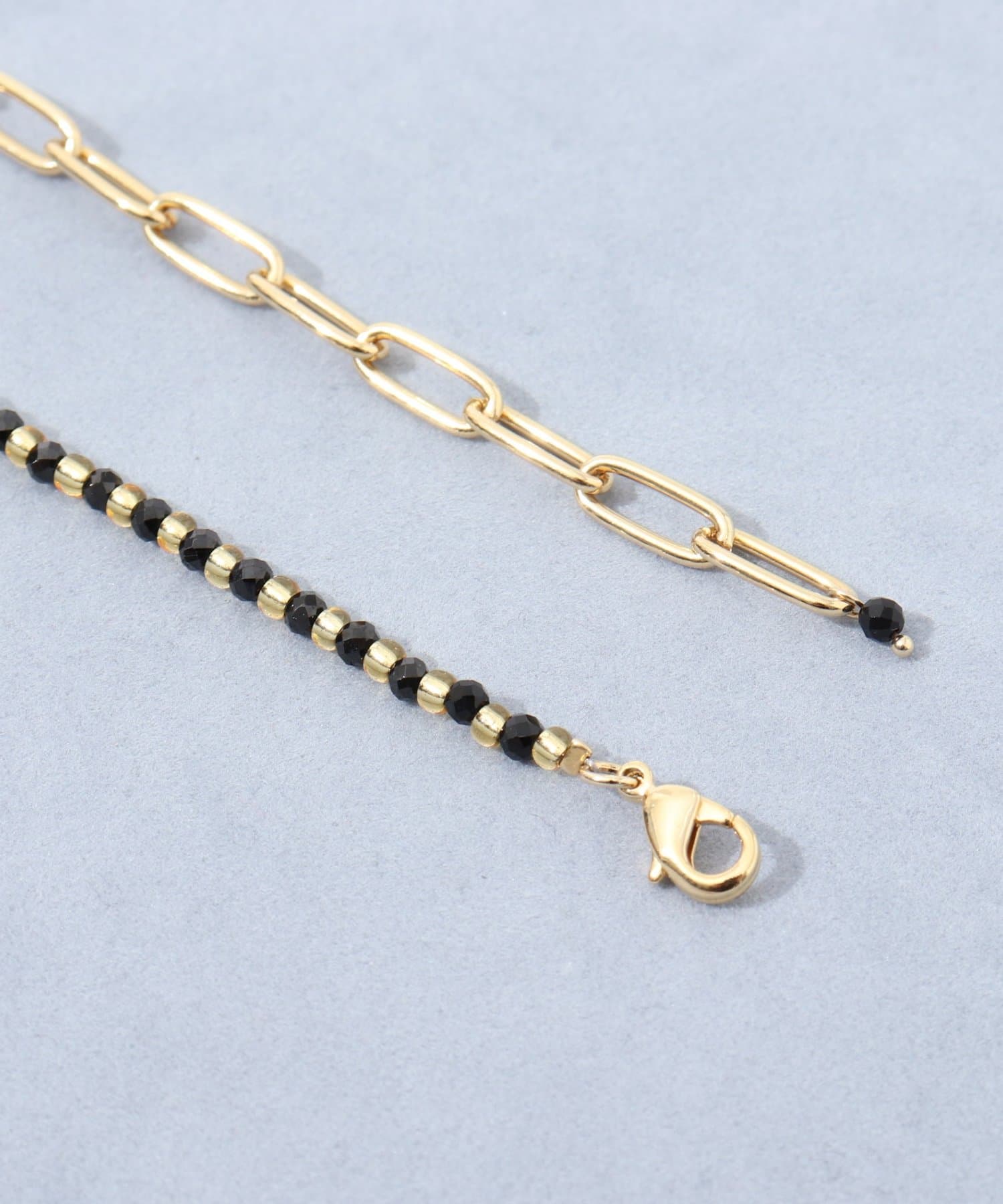 NOLLEY'S(ノーリーズ) 【grâce grace/グラスグラス】チェーン×天然石アレンジネックレス