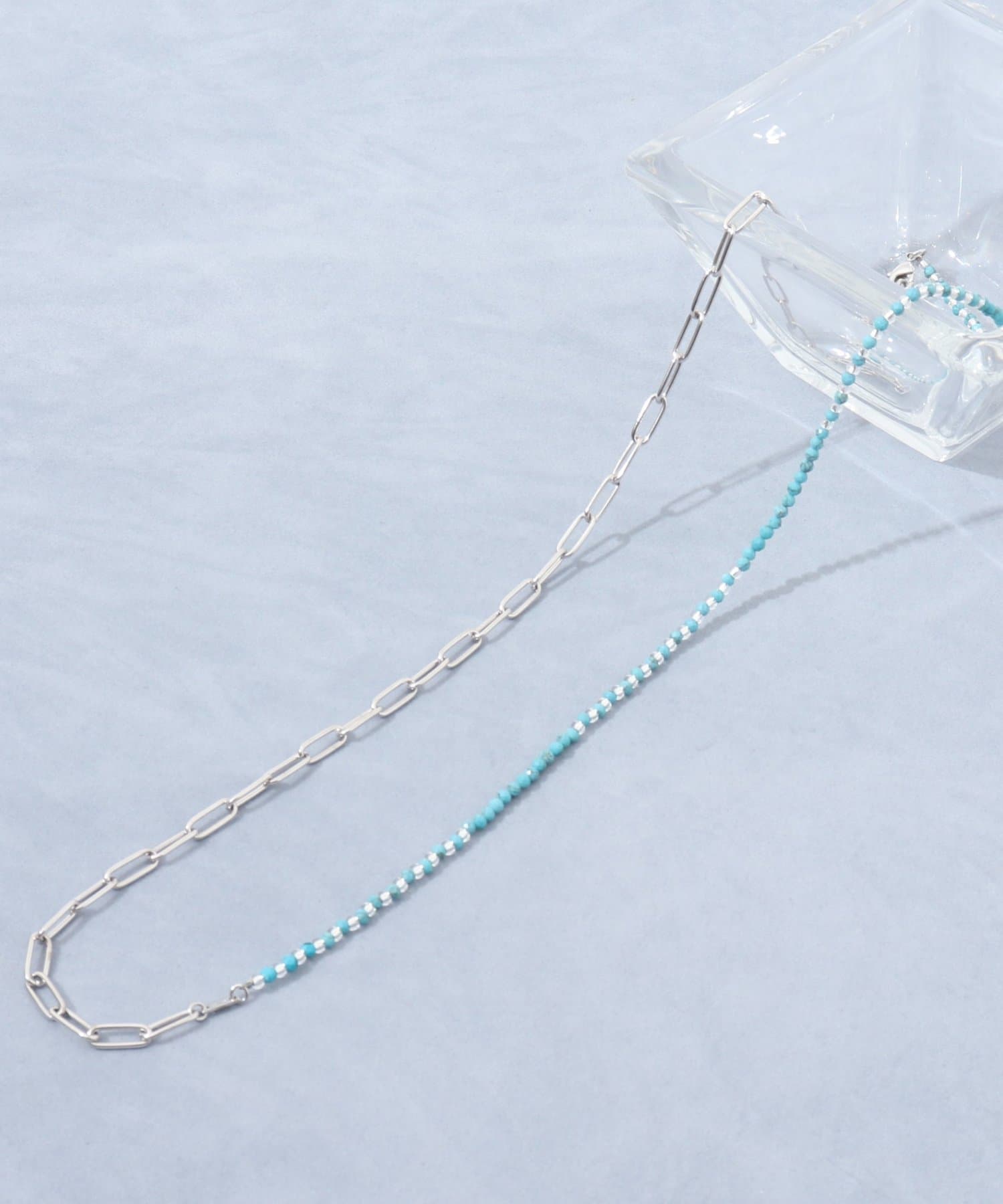 NOLLEY'S(ノーリーズ) 【grâce grace/グラスグラス】チェーン×天然石アレンジネックレス