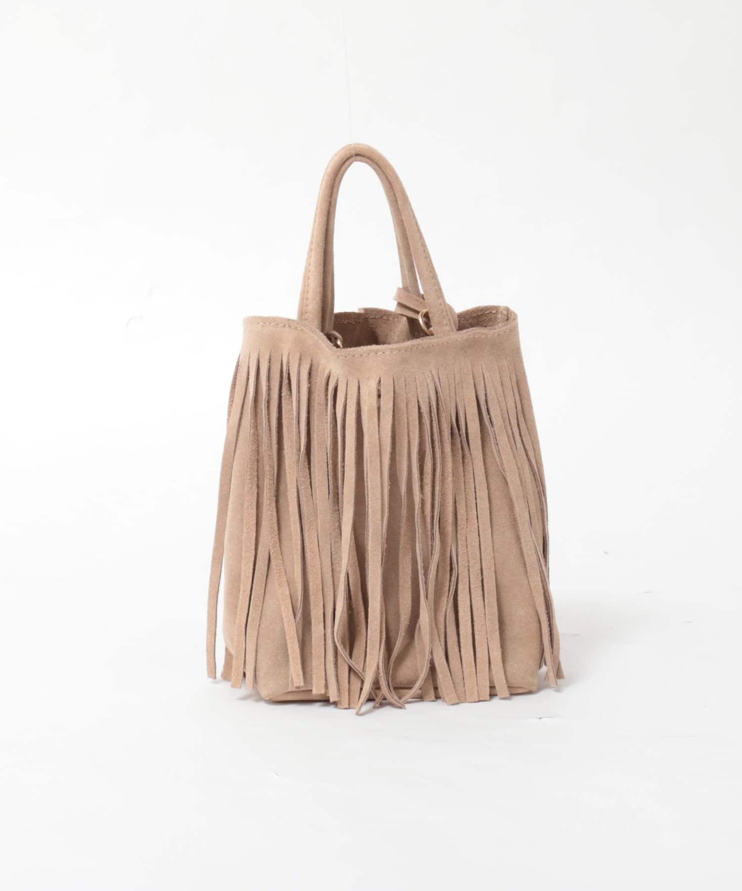 NOLLEY'S(ノーリーズ) 【AULENTTI/ オーレンティ】スエードフリンジバッグ