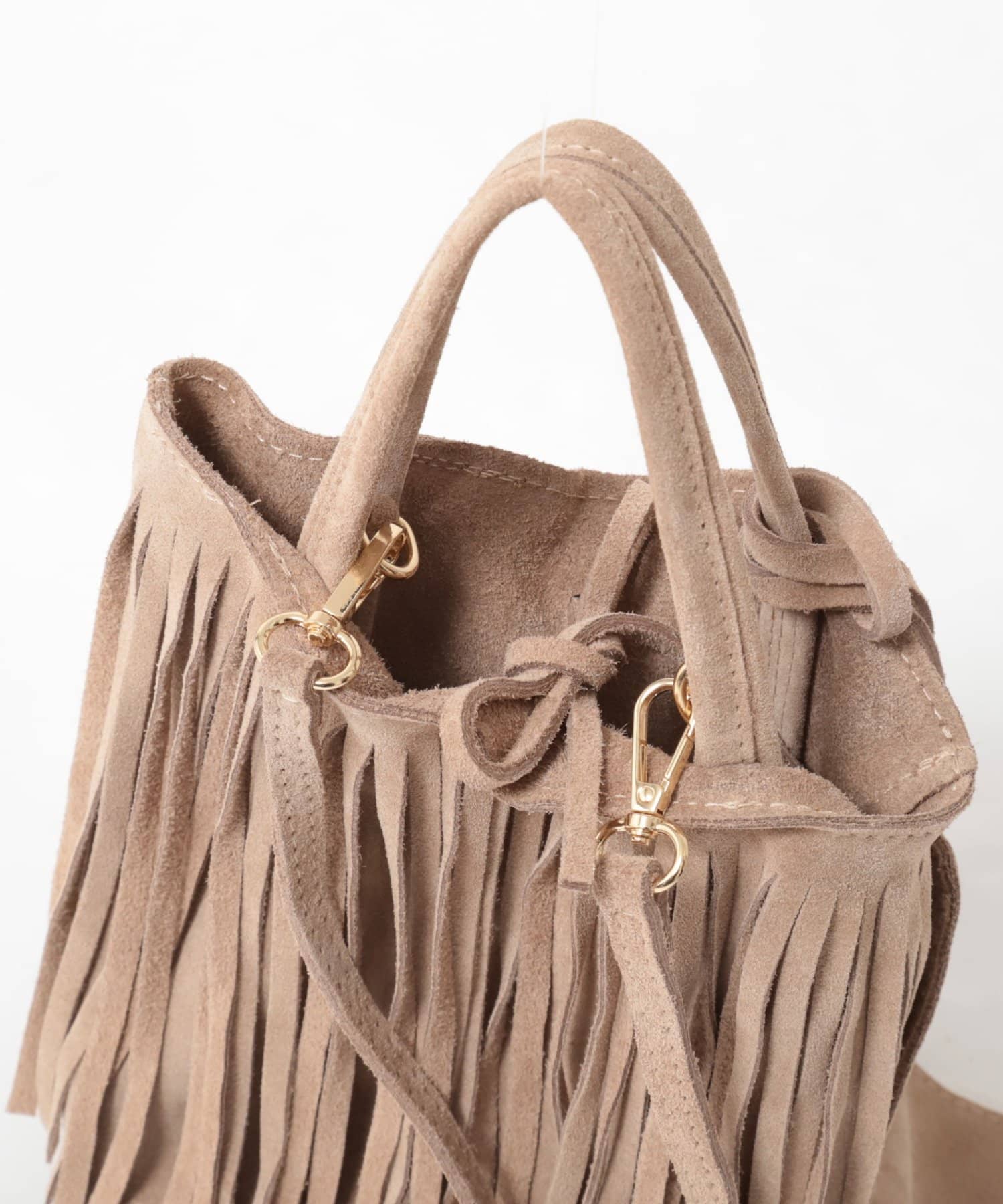 NOLLEY'S(ノーリーズ) 【AULENTTI/ オーレンティ】スエードフリンジバッグ