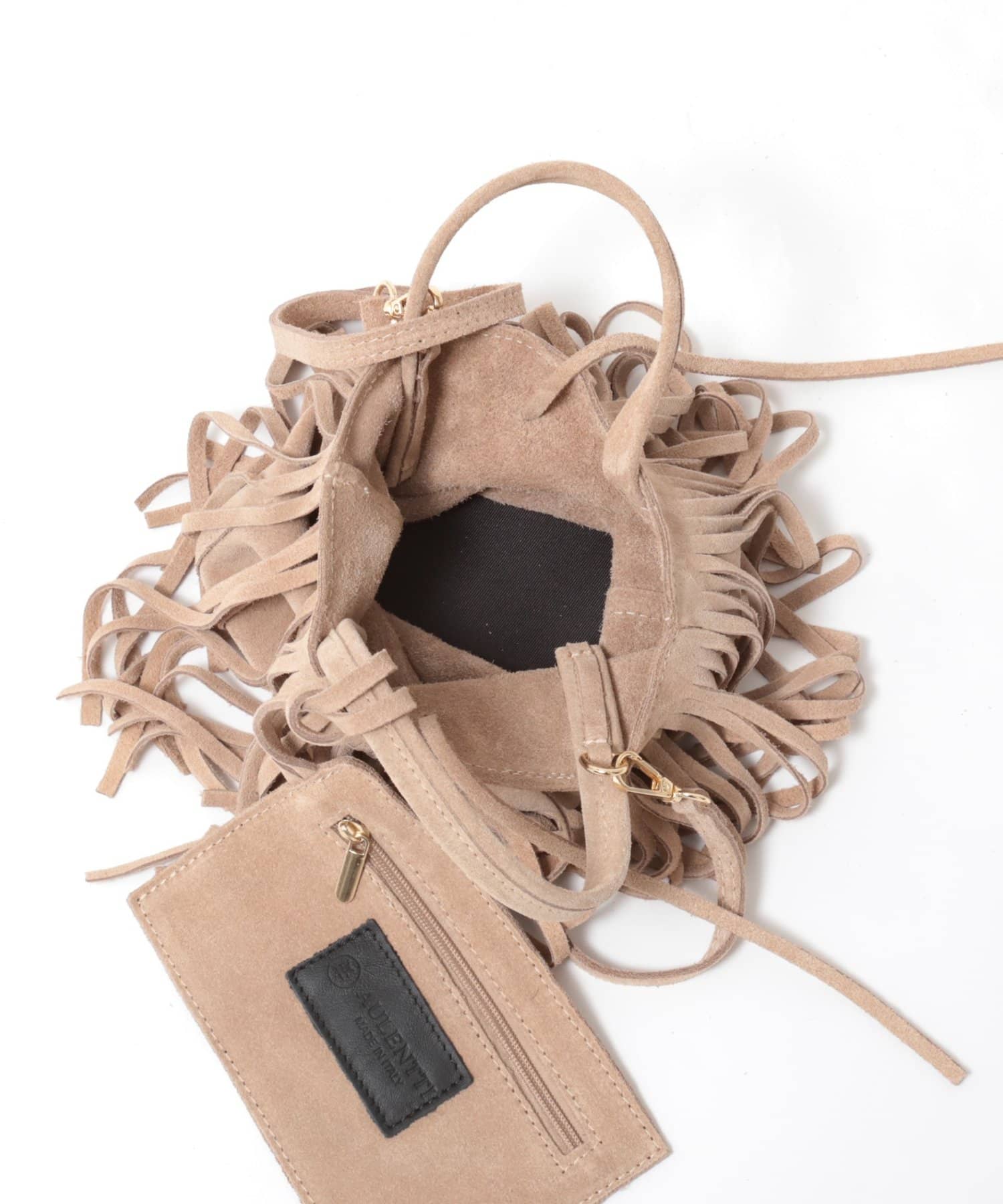 NOLLEY'S(ノーリーズ) 【AULENTTI/ オーレンティ】スエードフリンジバッグ