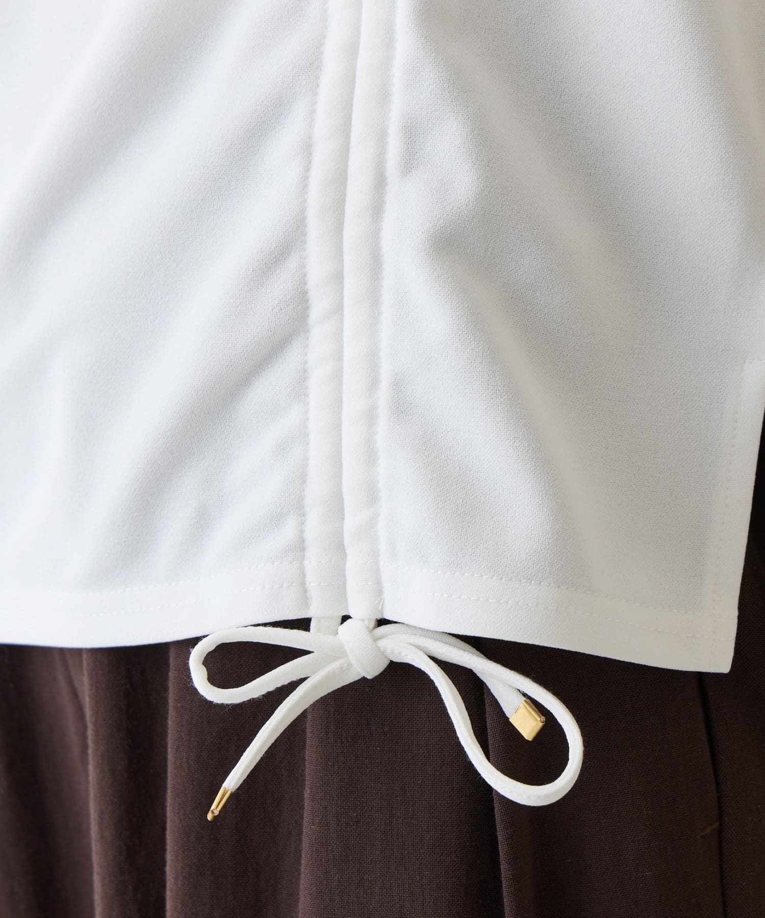 COLLAGE GALLARDAGALANTE(コラージュ ガリャルダガランテ) 【オンライン限定アイテム】ドロストＴブラウス