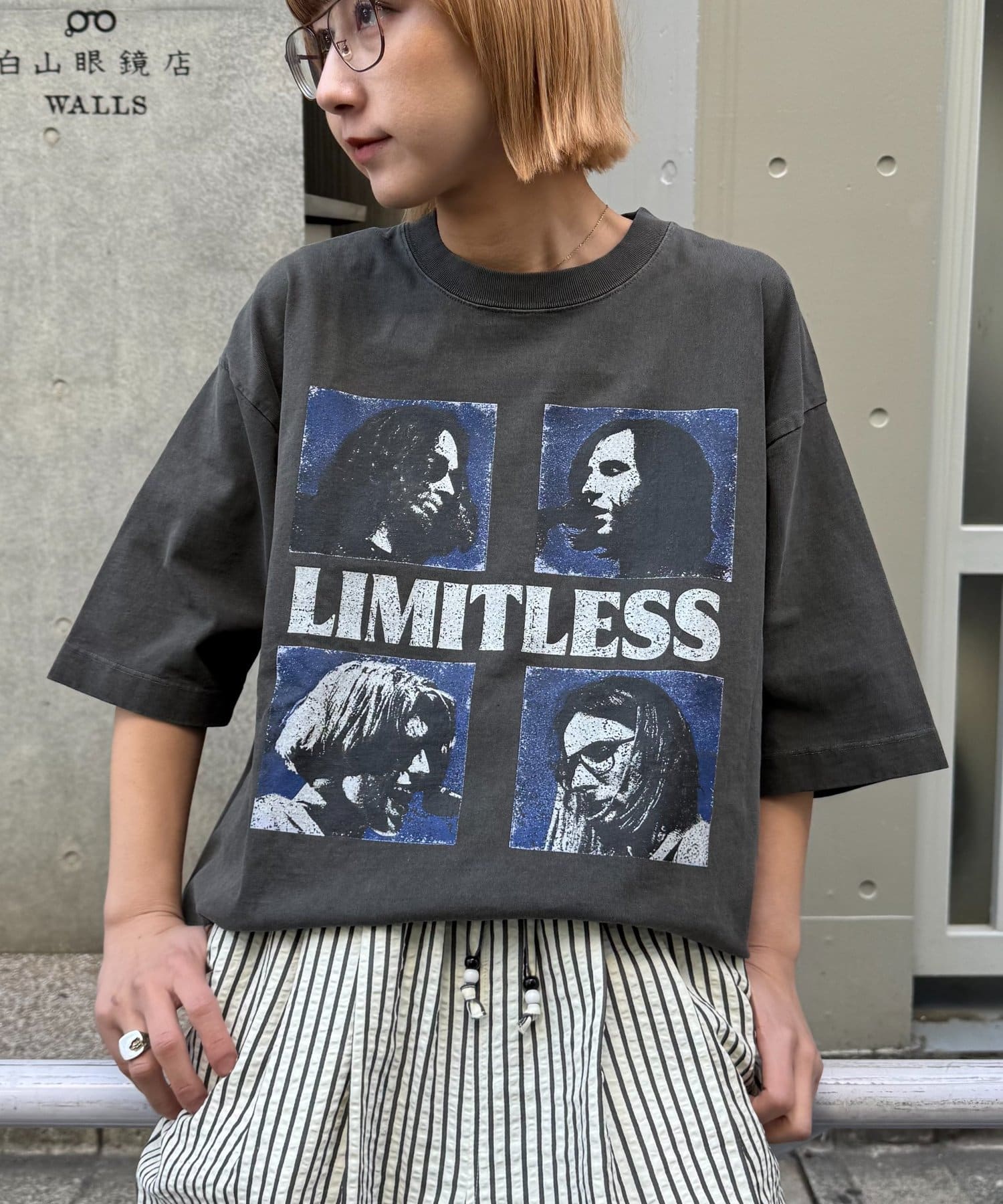 CIAOPANIC TYPY(チャオパニックティピー) 【ユニセックス】【プラスサイズあり】【SWITCH RECORD】ヴィンテージフェードツアーTee