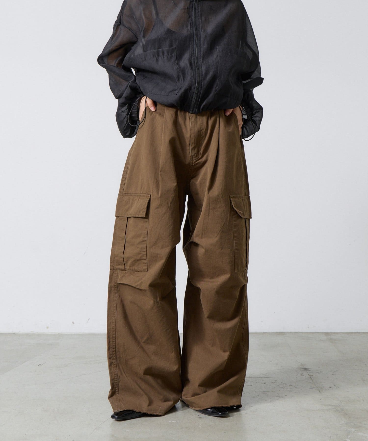 -goocy-(グーシー) コットンツイルカーゴパンツ