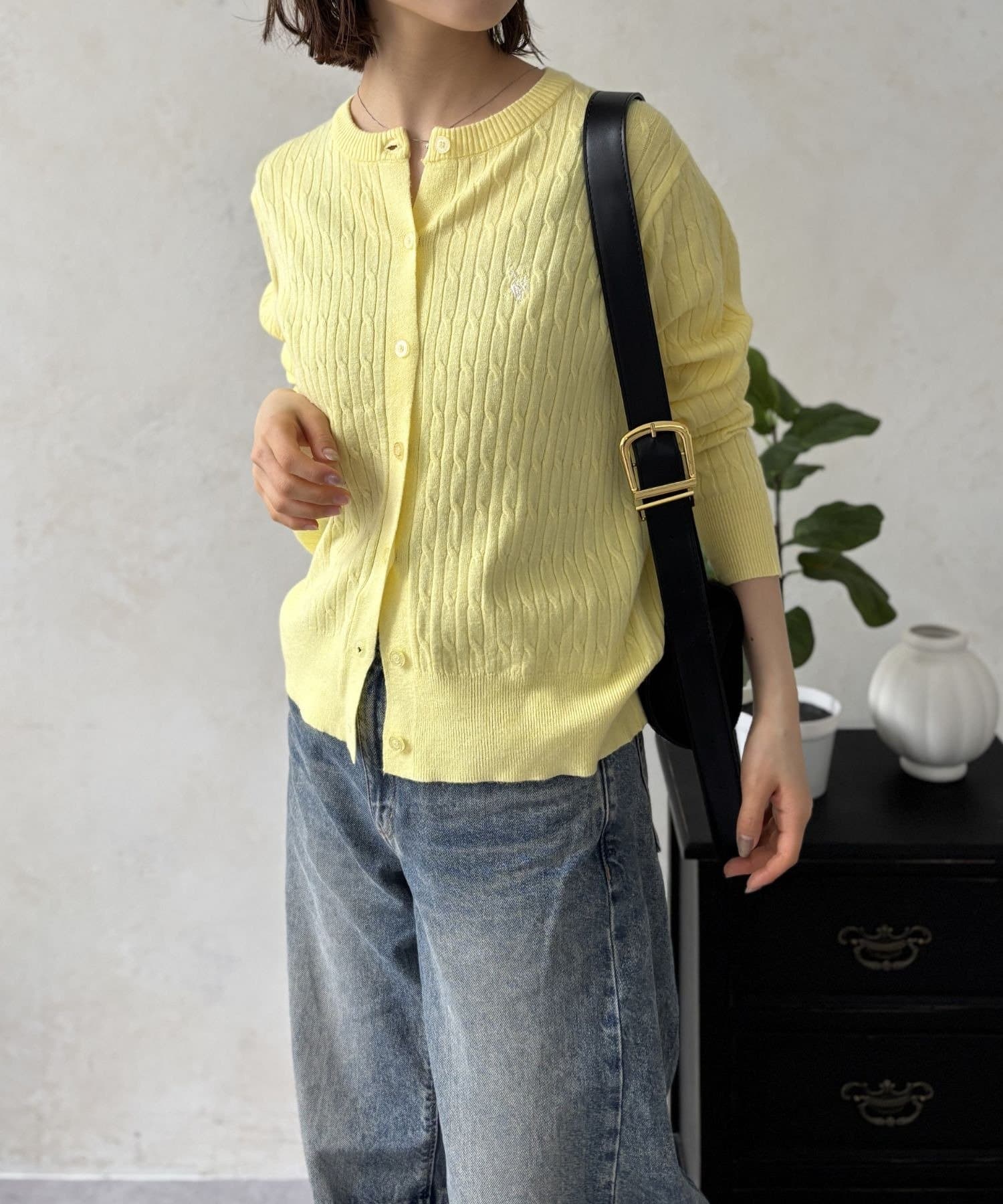 LOCUST(ローカスト) 【U.S.POLO ASSN.】ケーブルカーディガン