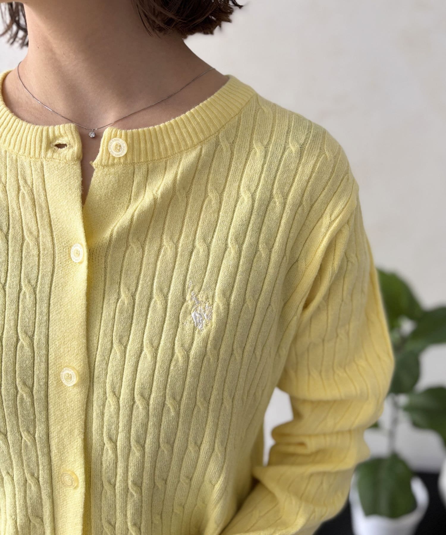 LOCUST(ローカスト) 【U.S.POLO ASSN.】ケーブルカーディガン