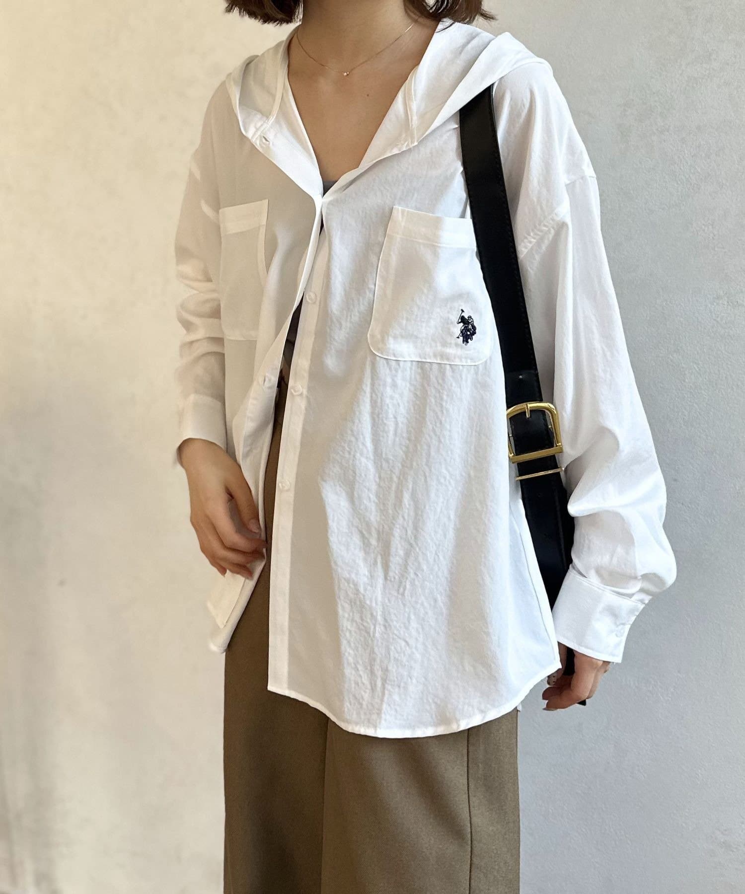 LOCUST(ローカスト) 【U.S.POLO ASSN.】気流フードシャツ