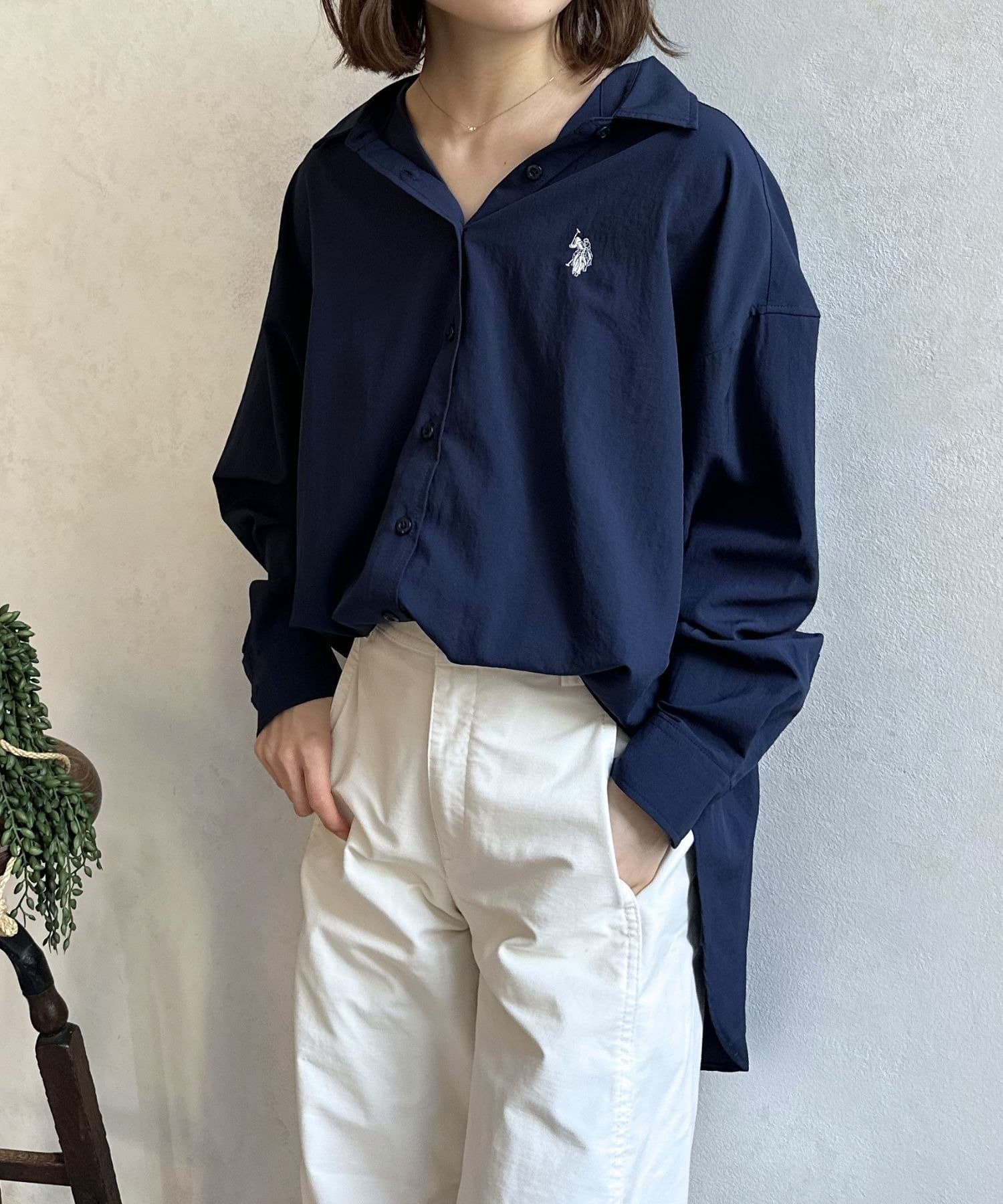 LOCUST(ローカスト) 【U.S.POLO ASSN.】気流ロングシャツ
